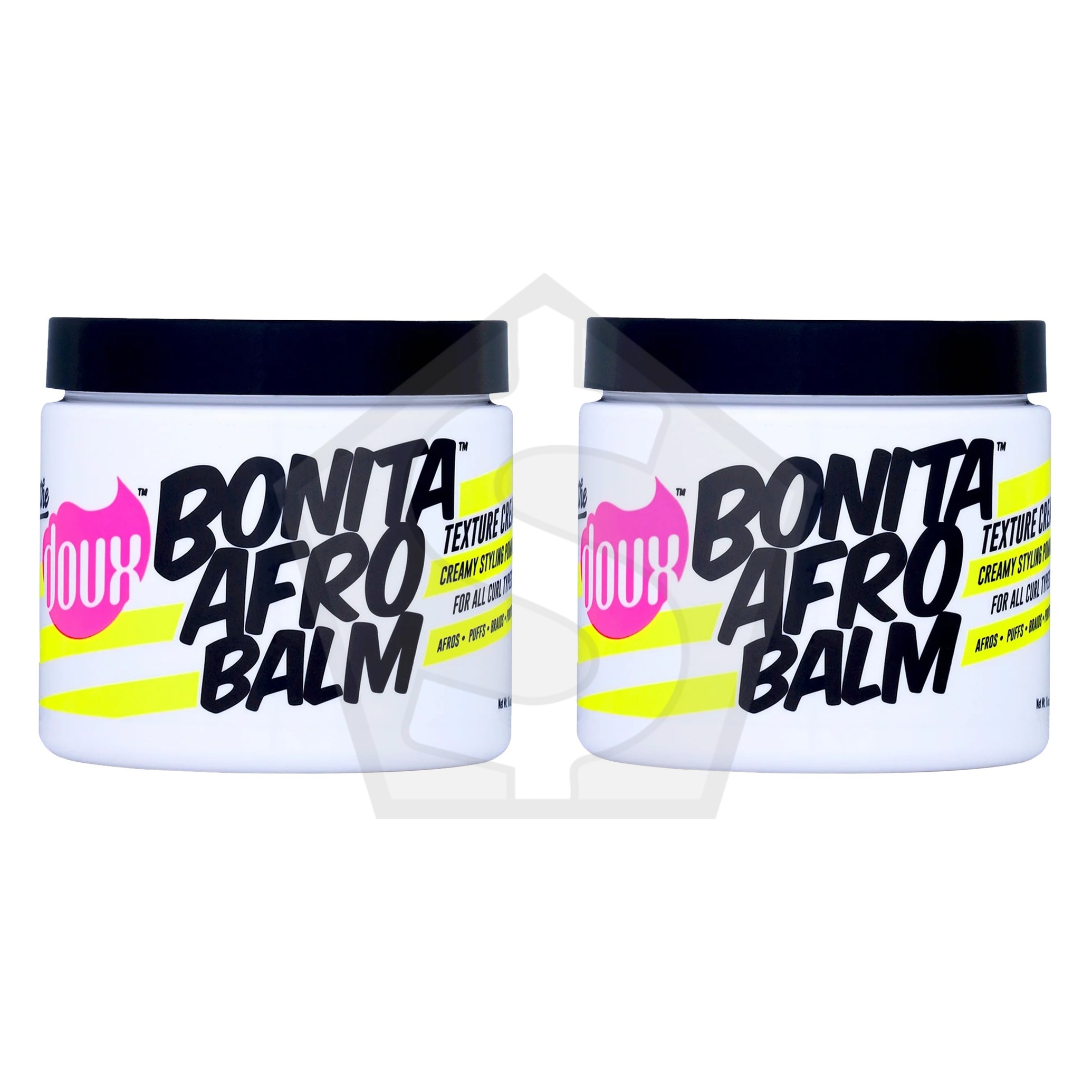 THE DOUX Bonita Afro Balm Texture Cream (16oz) - Pack of 2