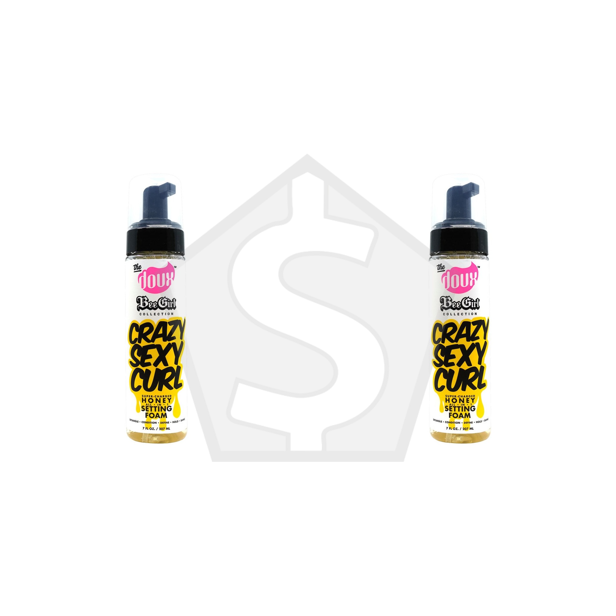 THE DOUX Bee Girl Crazy Sexy Curl Setting Foam - Pack of 2