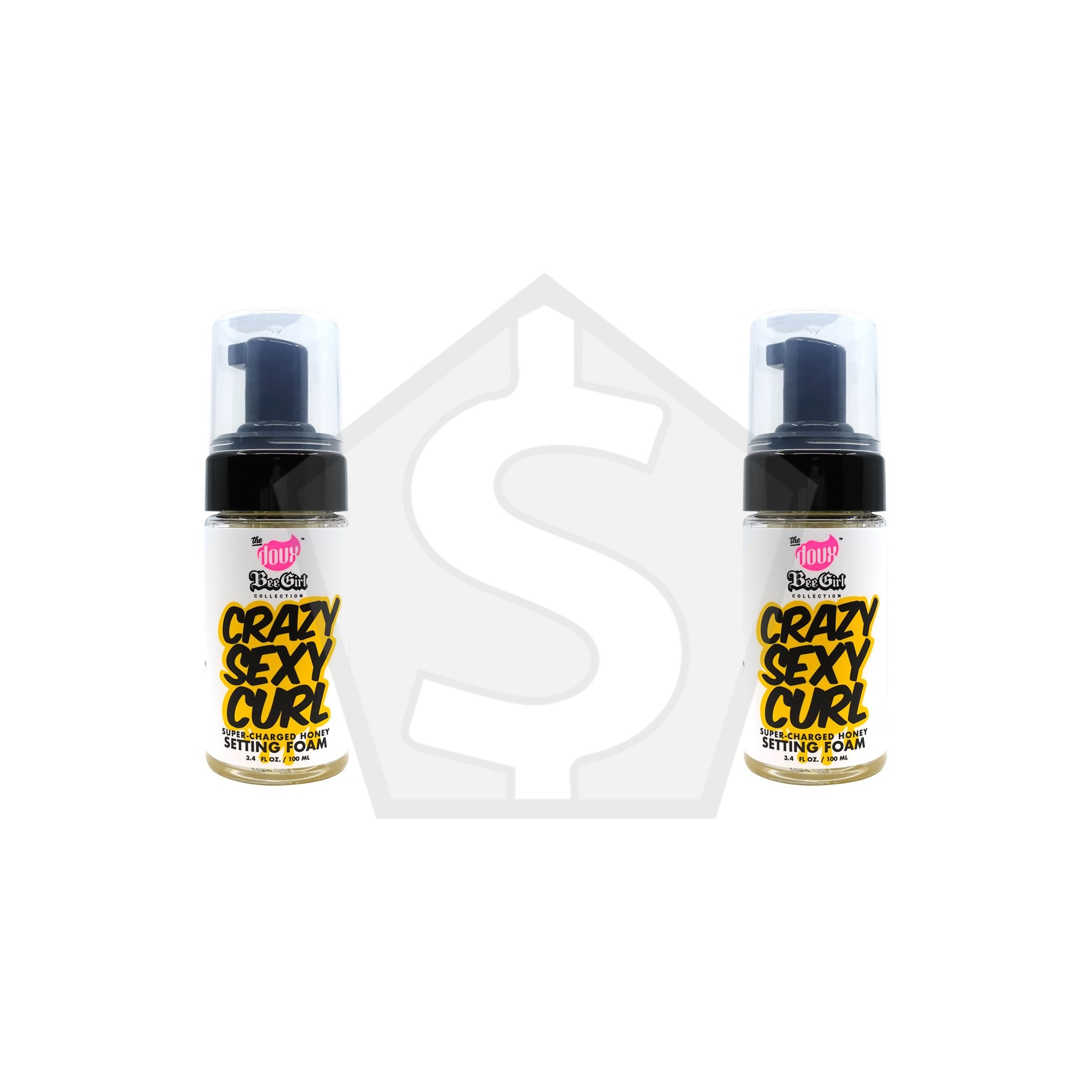 THE DOUX Bee Girl Crazy Sexy Curl Setting Foam - Pack of 2