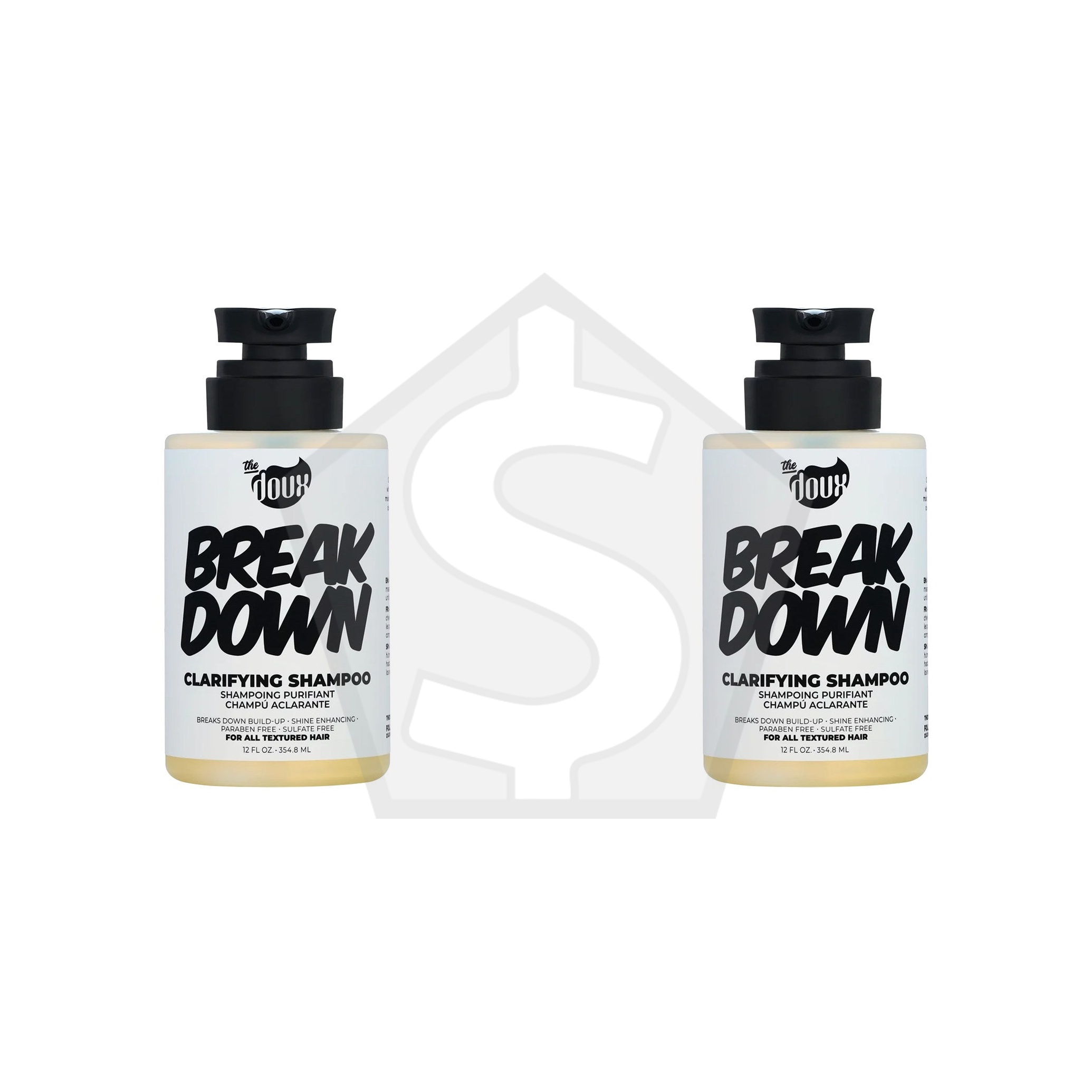 THE DOUX Break Down Clarifying Shampoo (12oz) - Pack of 2
