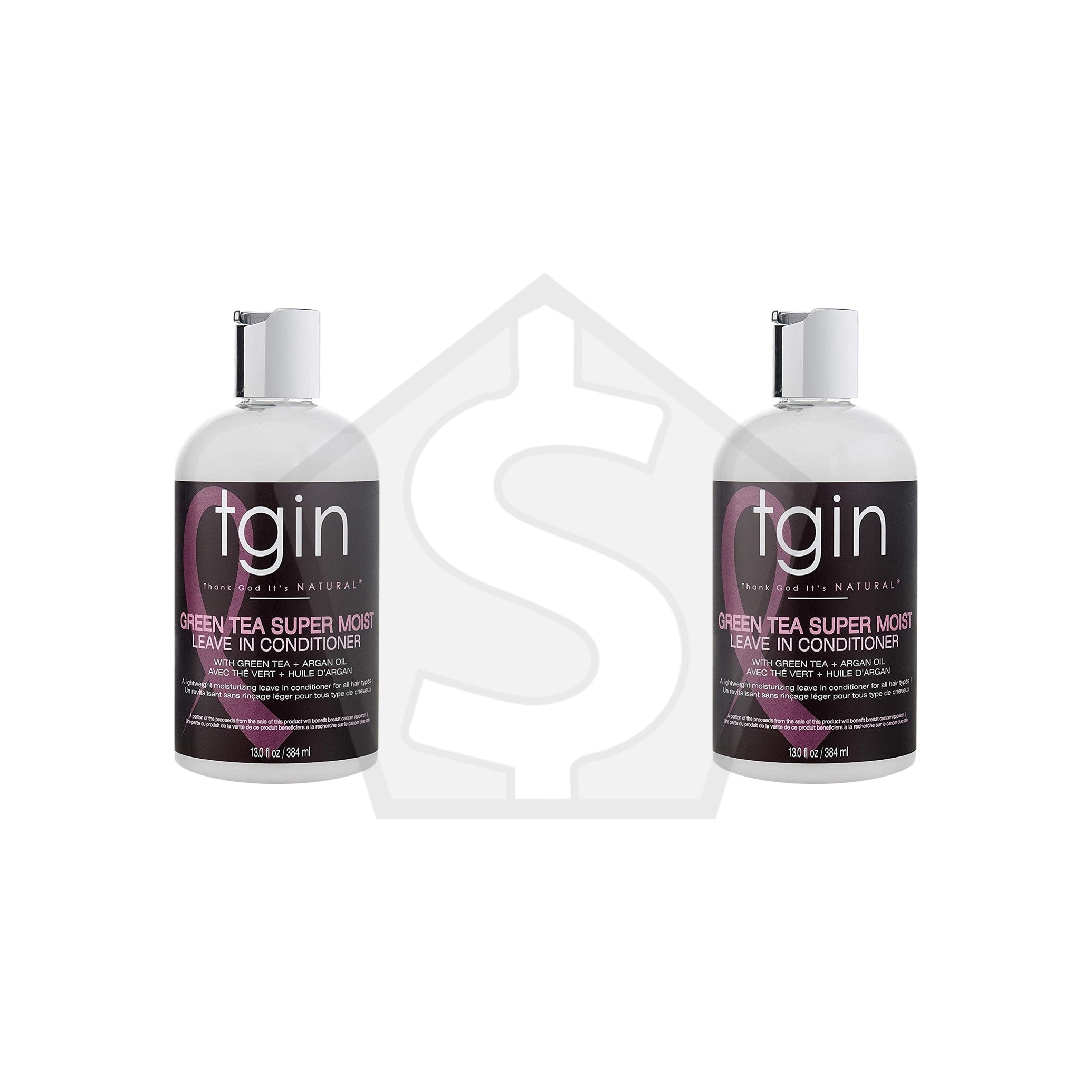 TGIN GREEN TEA SUPER MOIST Leave in Conditioner (13oz) - Pack of 2