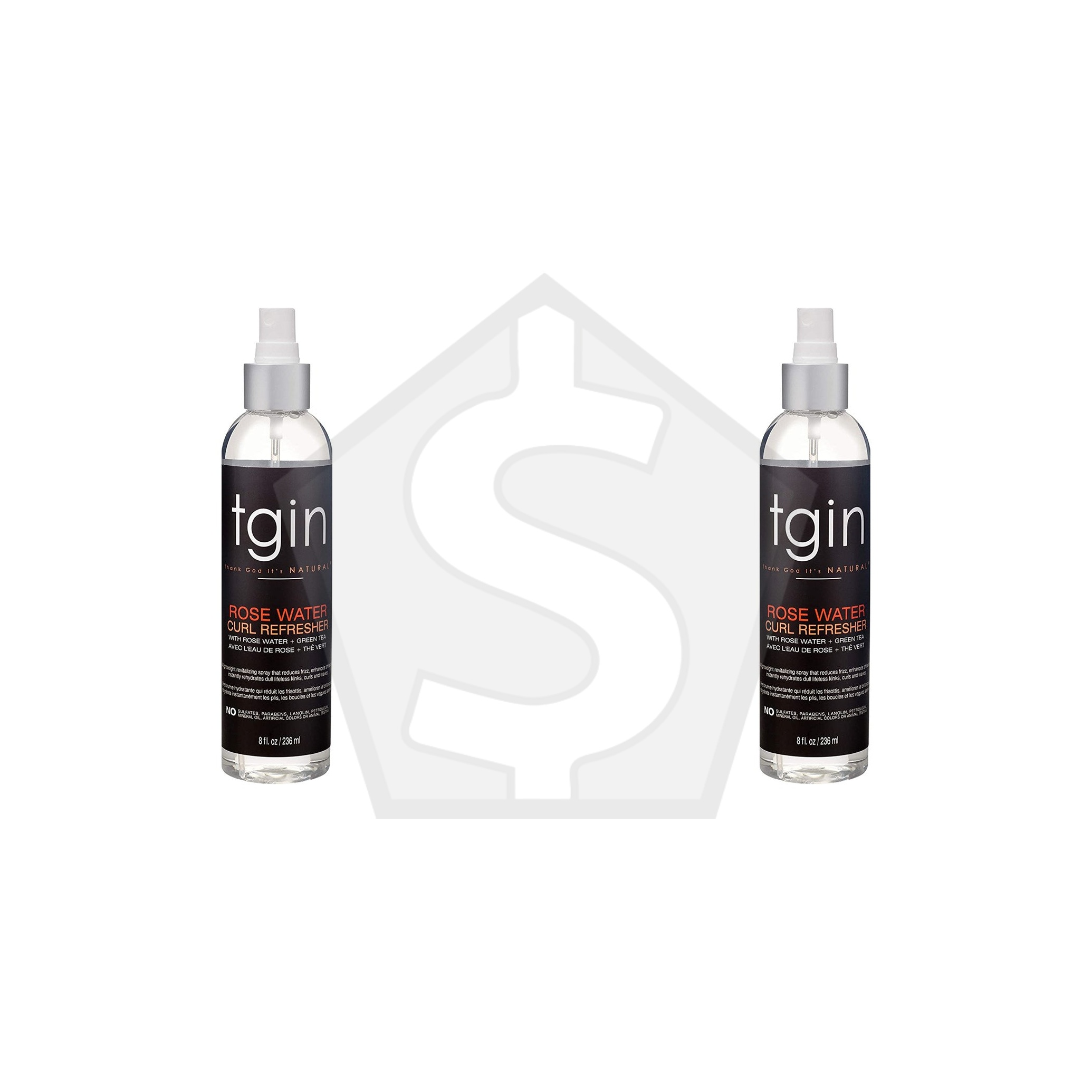TGIN ROSE WATER Curl Refresher (8oz) - Pack of 2