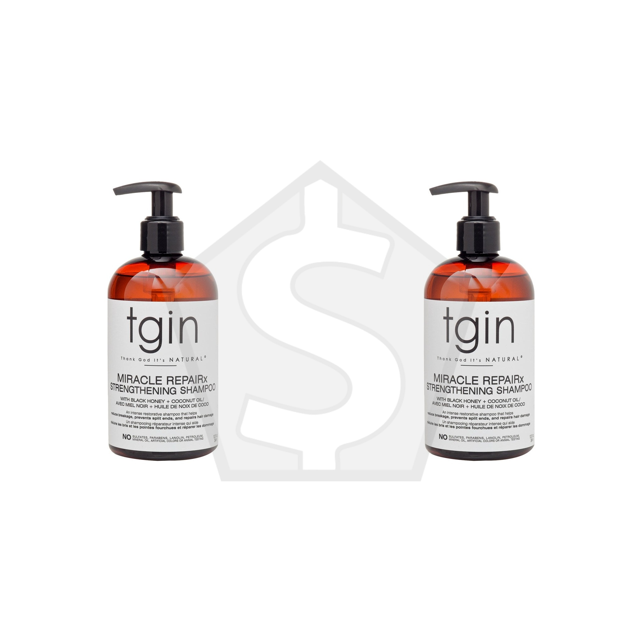 TGIN MIRACLE REPAIRX  Strengthening Shampoo (13oz) - Pack of 2