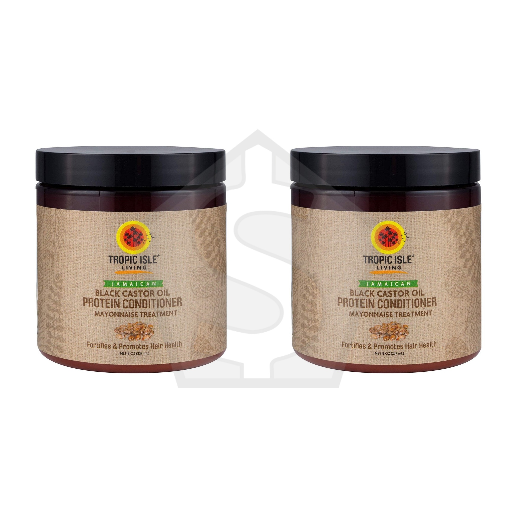 TROPIC ISLE LIVING Jamaican Black Castor Oil Protein Conditioner (8oz) - Pack of 2