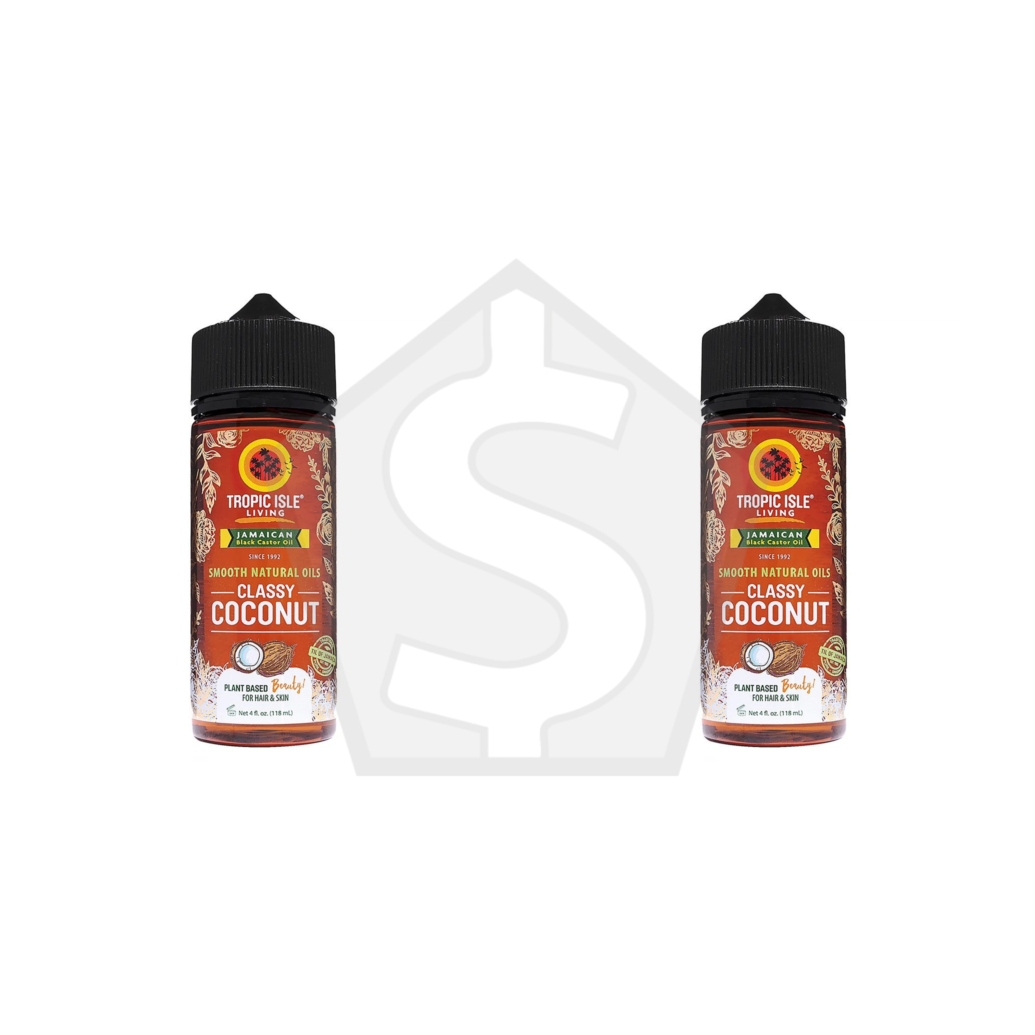 TROPIC ISLE LIVING Smooth Natural Oil (4oz) - Classy Coconut - Pack of 2