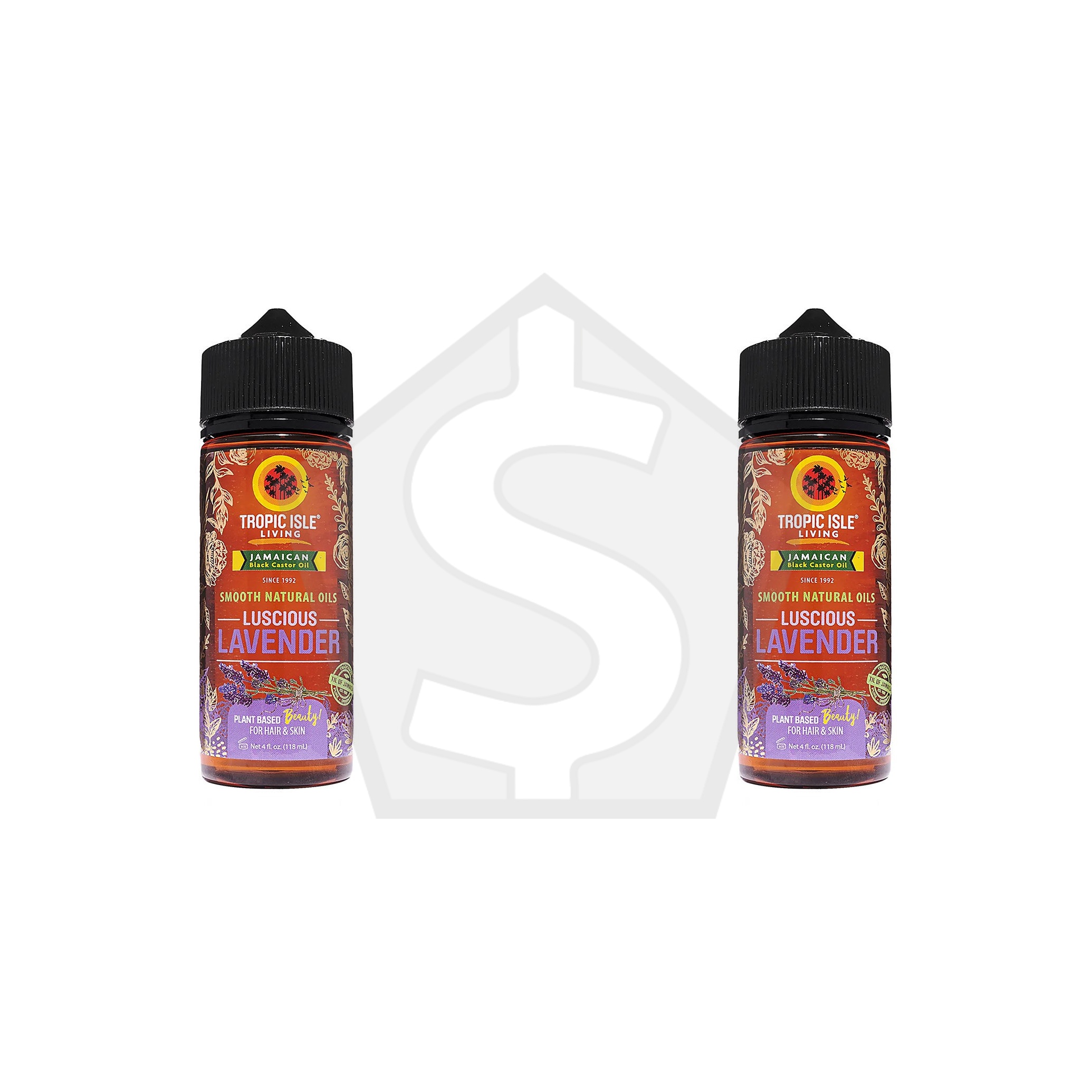 TROPIC ISLE LIVING Smooth Natural Oil (4oz) - Luscious Lavender - Pack of 2