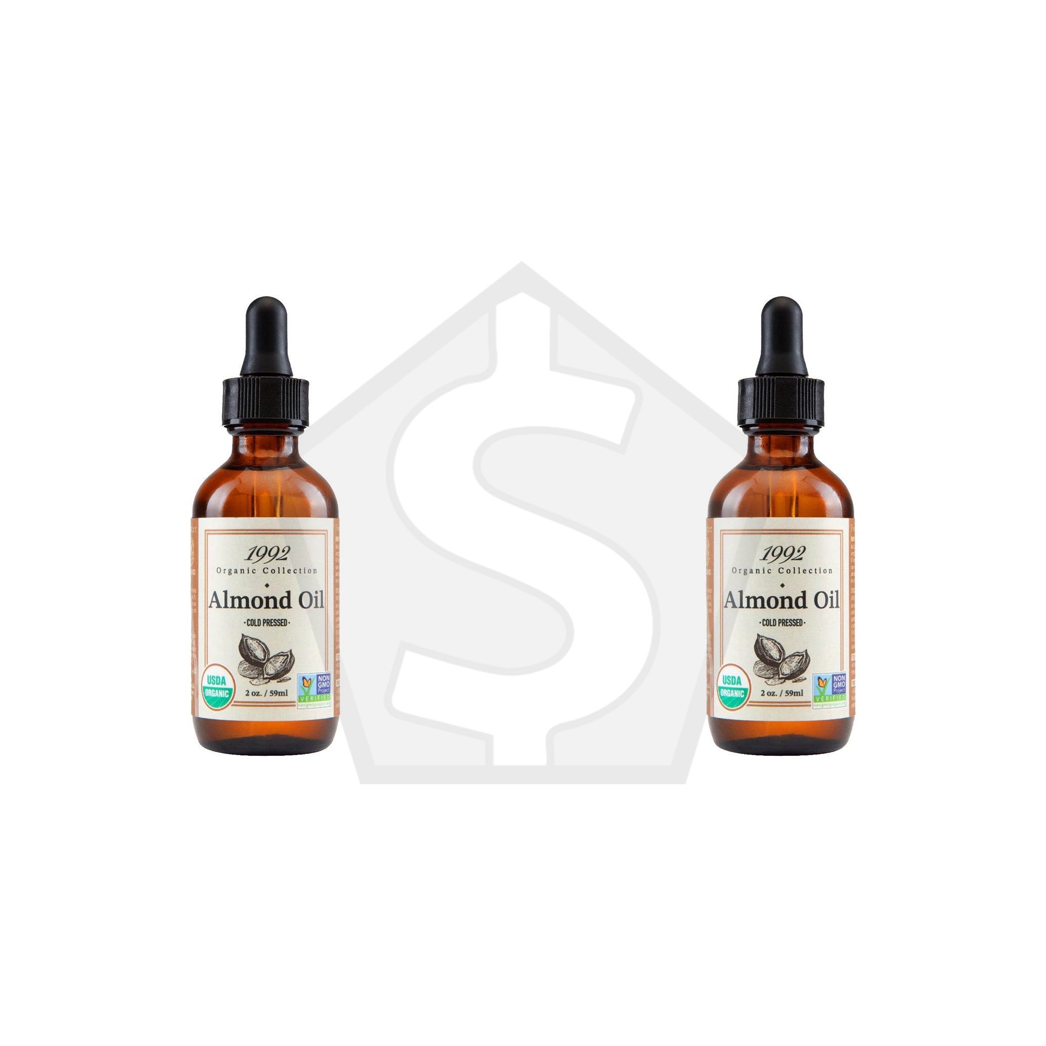 Bundle of 2 - TROPIC ISLE 1992 Organic Collection Oil (2oz) - Almond Oil