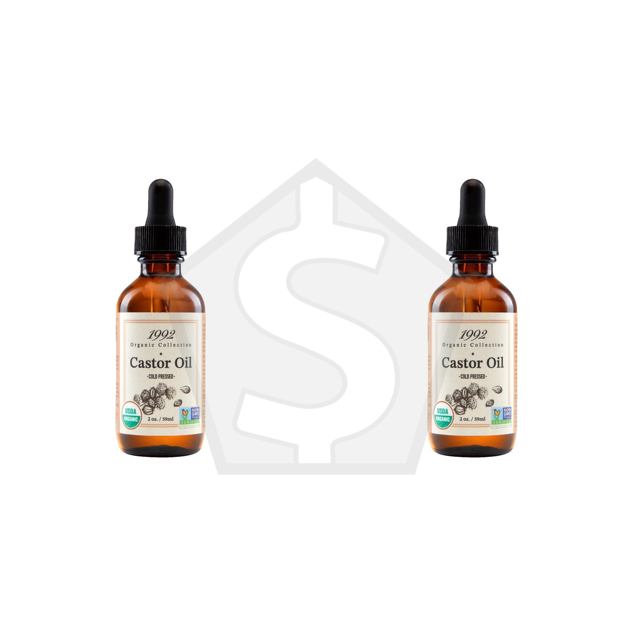 TROPIC ISLE 1992 Organic Collection Oil (2oz) - Castor Oil - Pack of 2