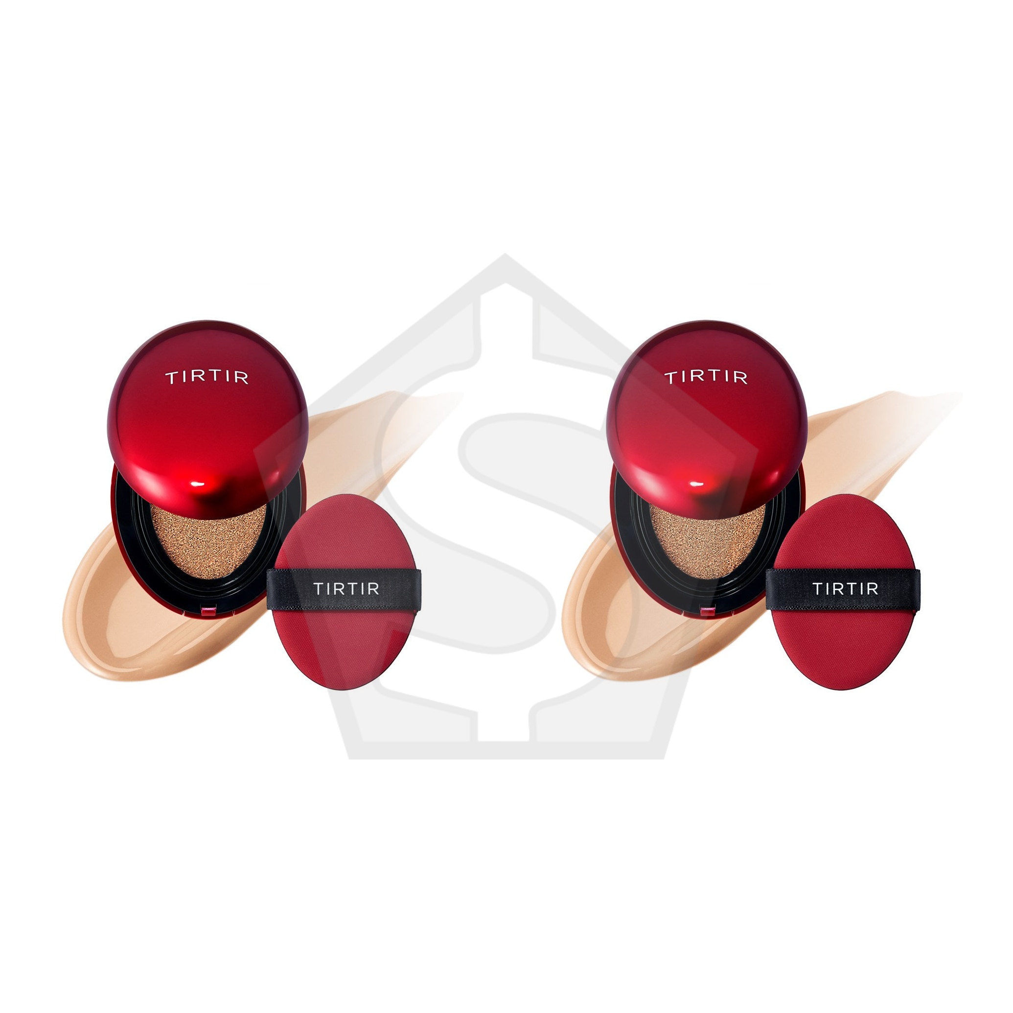 TIRTIR Mask Fit Red Cushion (0.63oz) - 25N MOCHA - Pack of 2