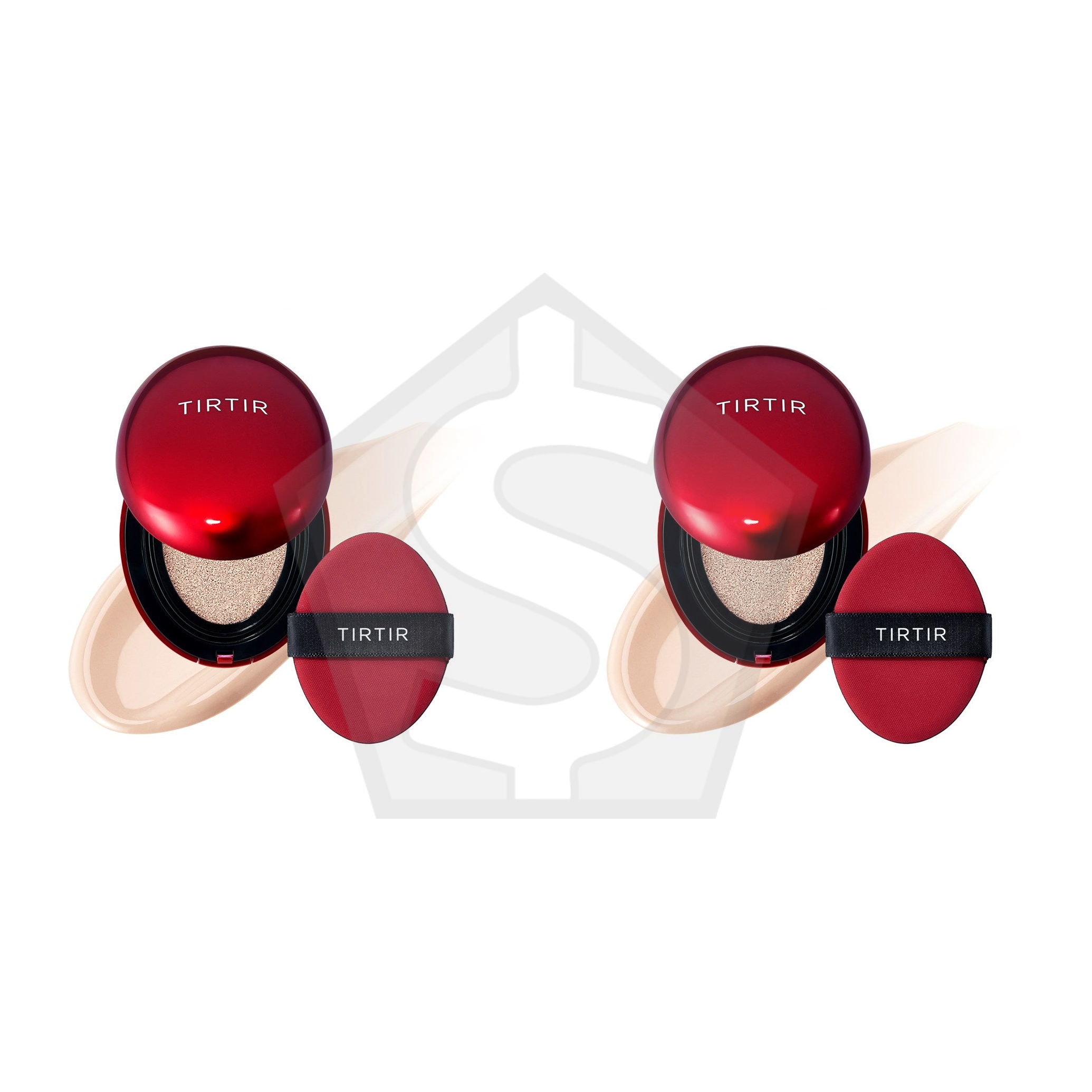 TIRTIR Mask Fit Red Cushion (0.63oz) - 15C FAIR PORCELAIN - Pack of 2