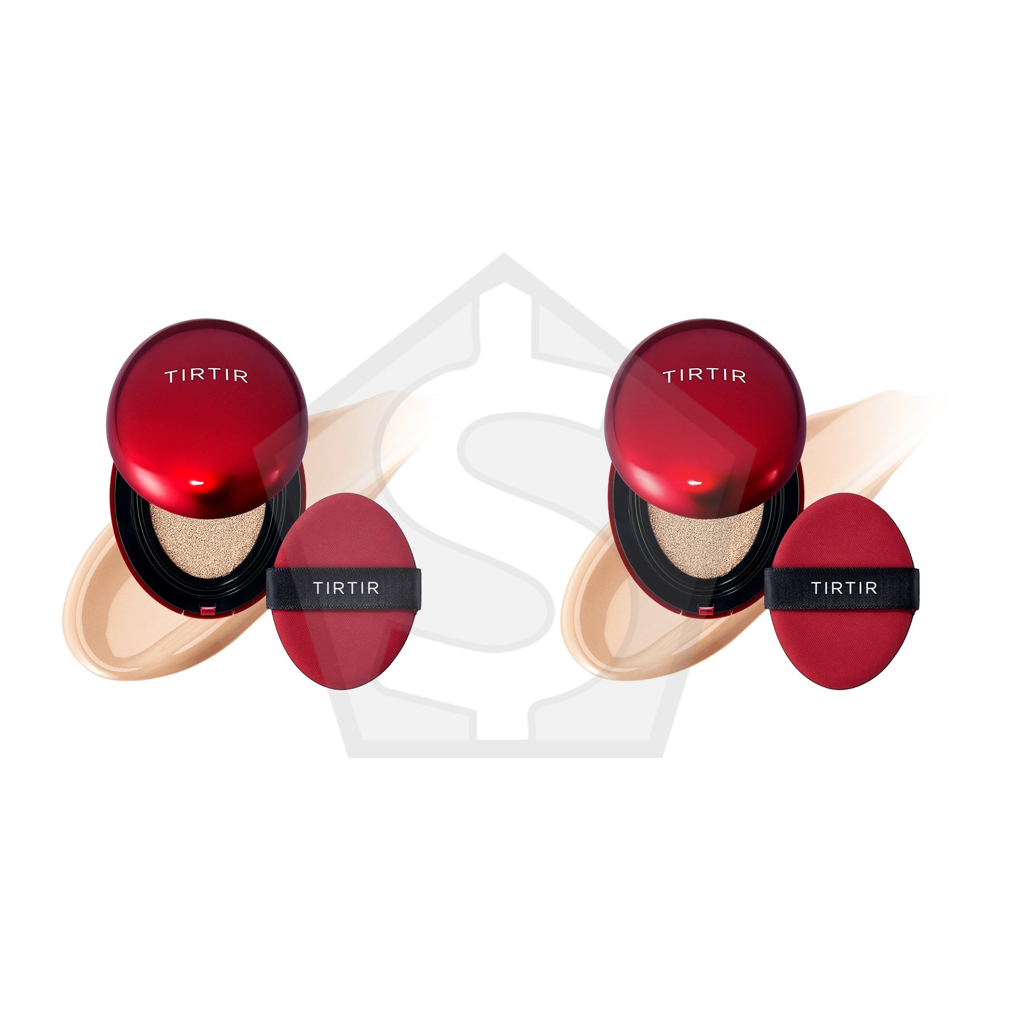 TIRTIR Mask Fit Red Cushion (0.63oz) - 21C COOL IVORY - Pack of 2