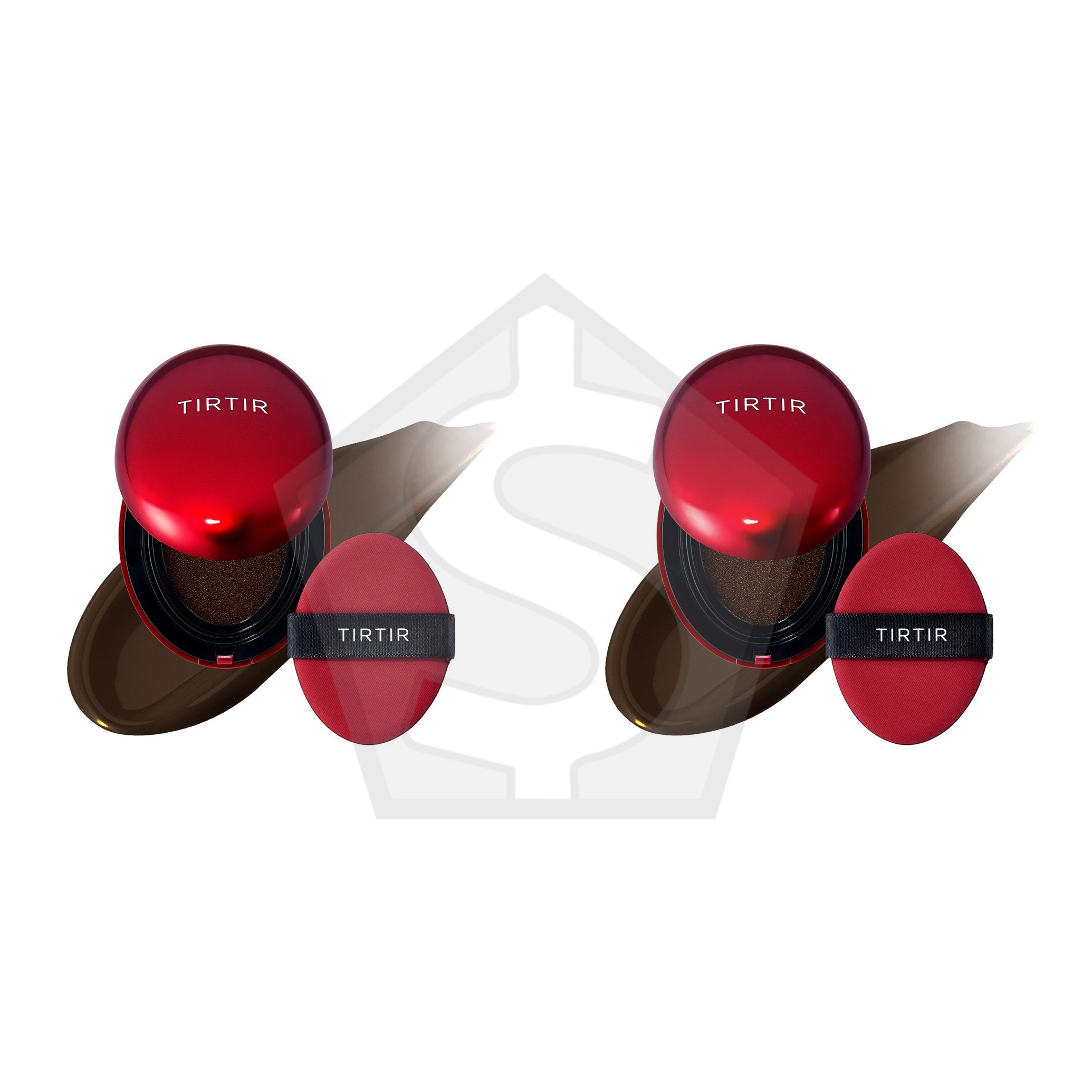 TIRTIR Mask Fit Red Cushion (0.63oz) - 55N ESPRESSO - Pack of 2
