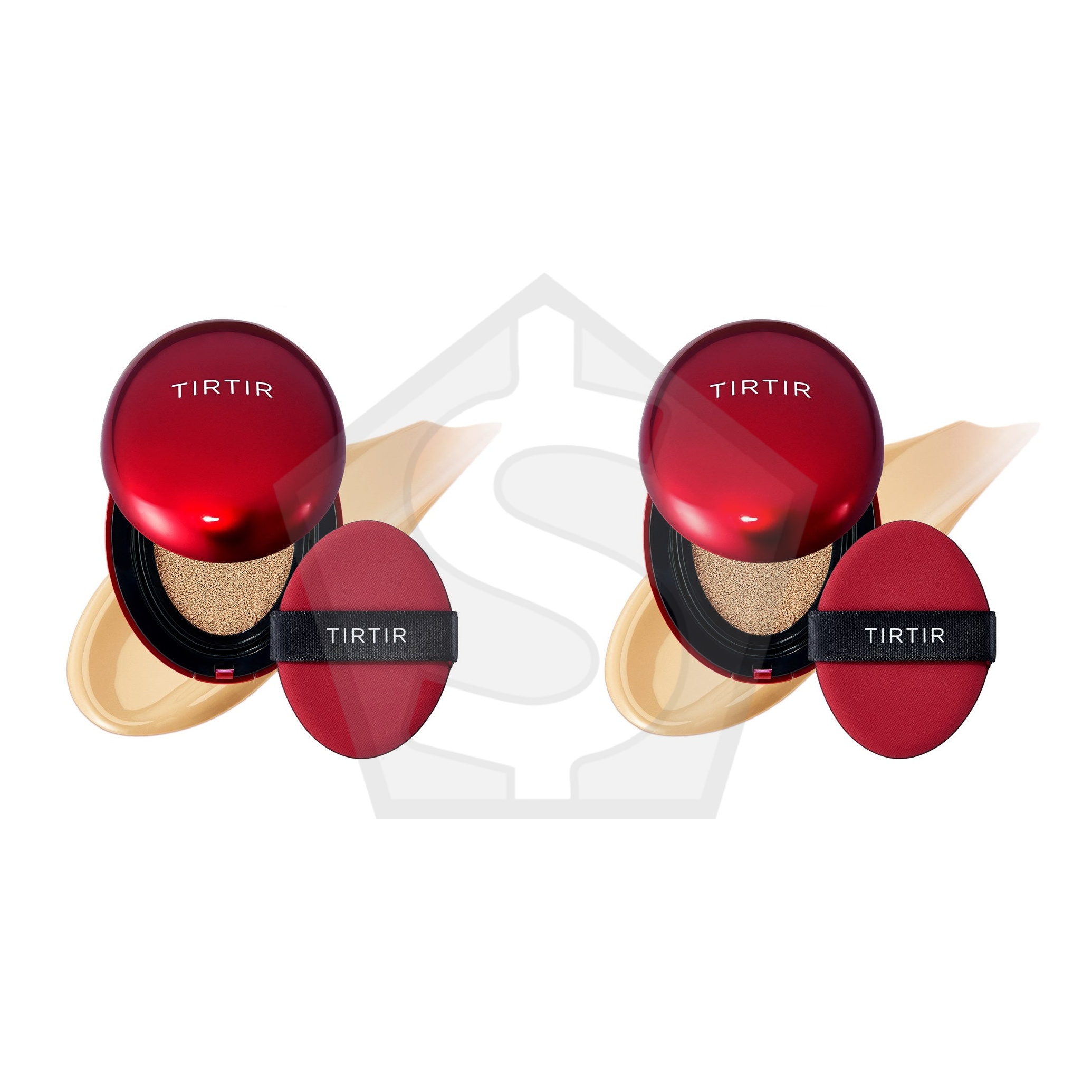 TIRTIR Mask Fit Red Cushion (0.63oz) - 22W SHEER BEIGE - Pack of 2