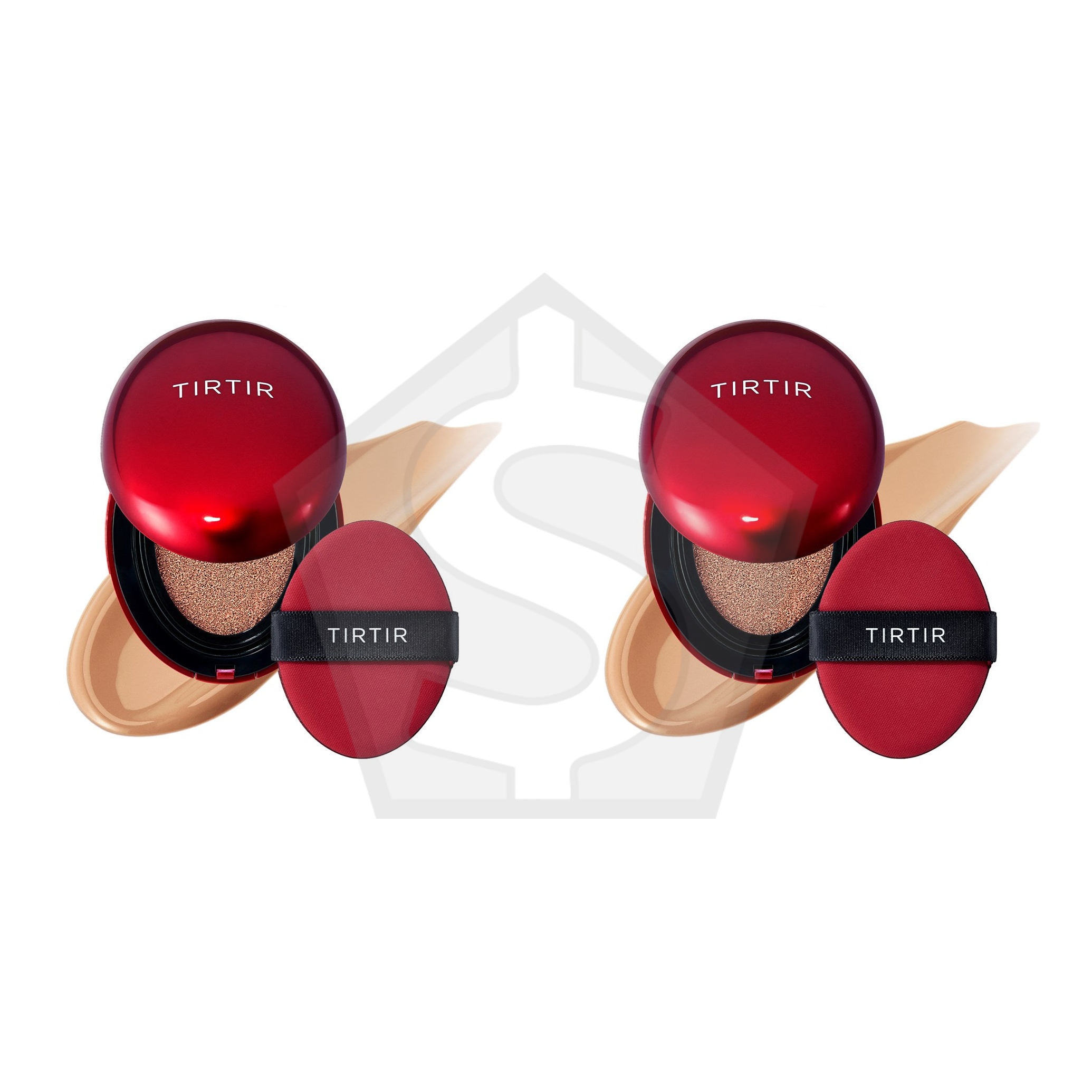 TIRTIR Mask Fit Red Cushion (0.63oz) - 29C TAUPE BEIGE - Pack of 2