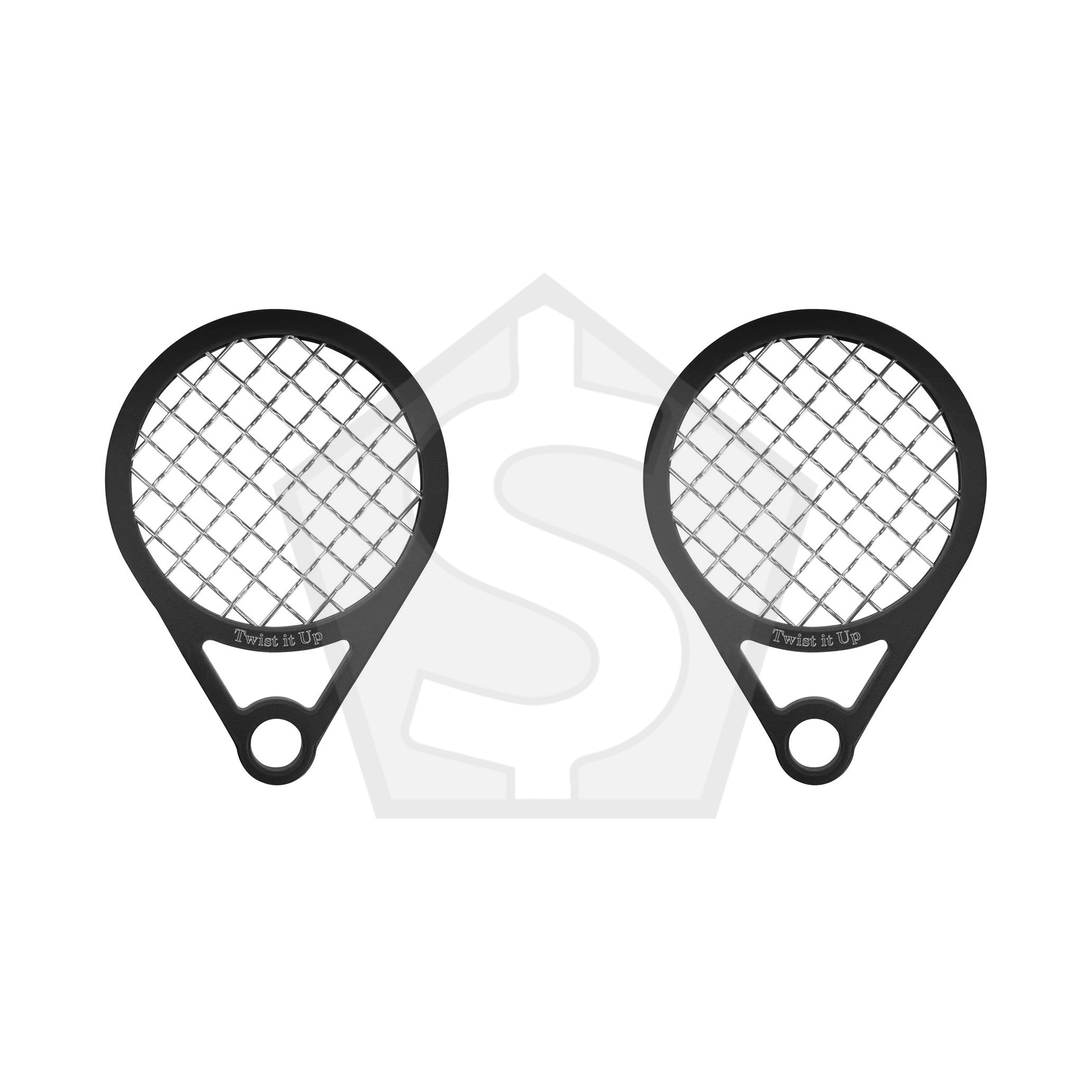 TWIST IT UP Twist Comb for Black Hair - Black - Pack of 2