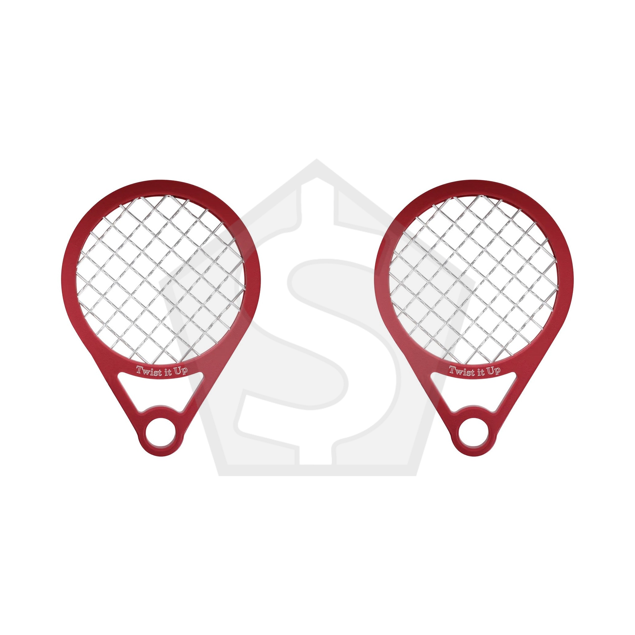 TWIST IT UP Twist Comb for Black Hair - Red - Pack of 2