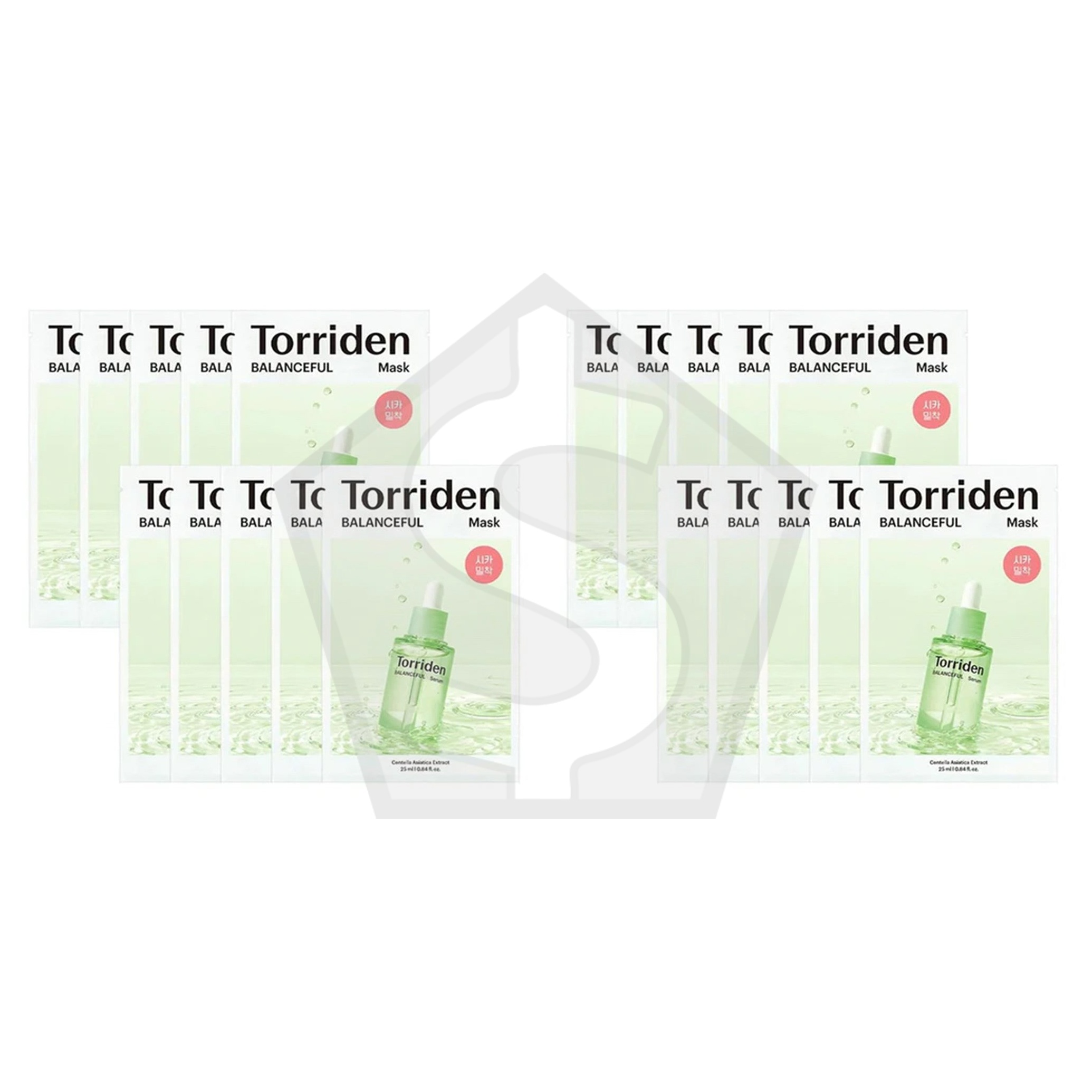 TORRIDEN Balanceful  Cica Mask (27ml X 10ea) - Pack of 2