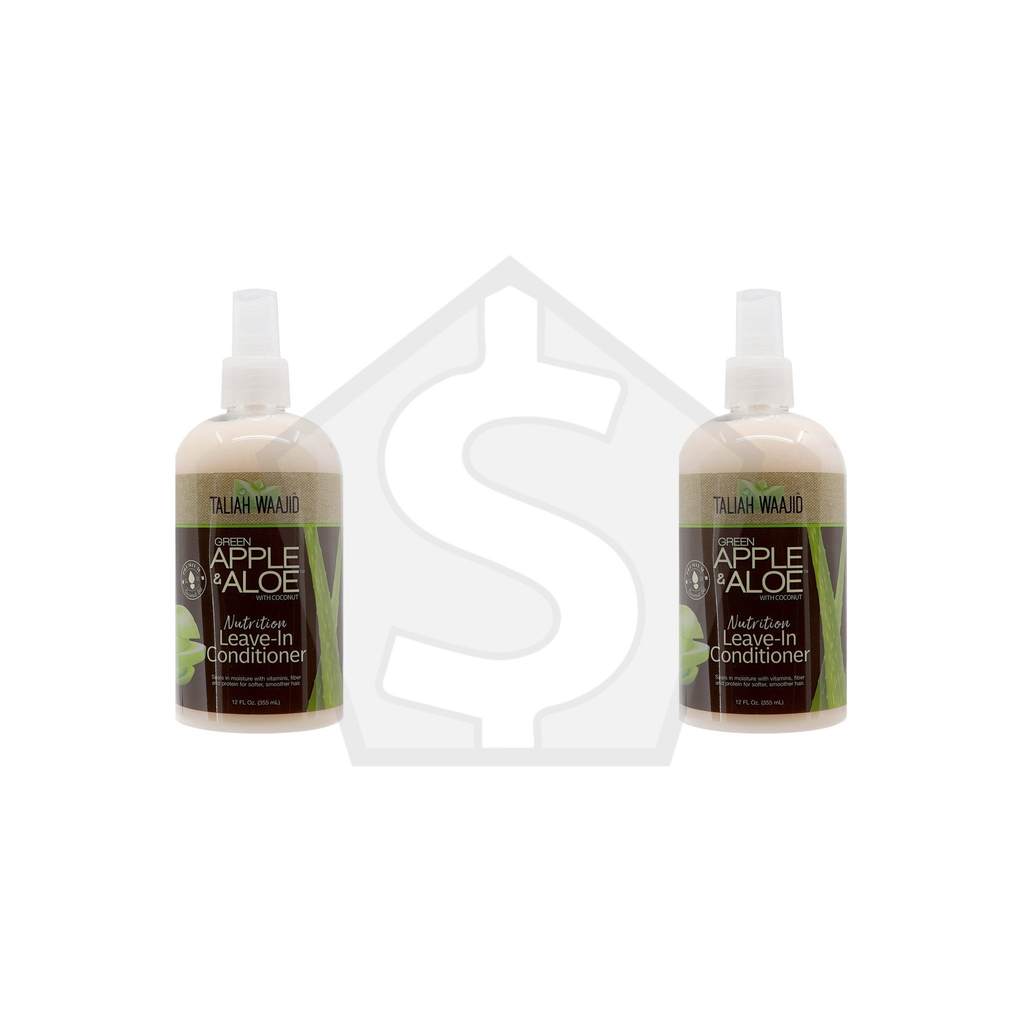 Bundle of 2 - TALIAH WAAJID Green Apple & Aloe Nutrition Leave-In Conditioner (12oz)