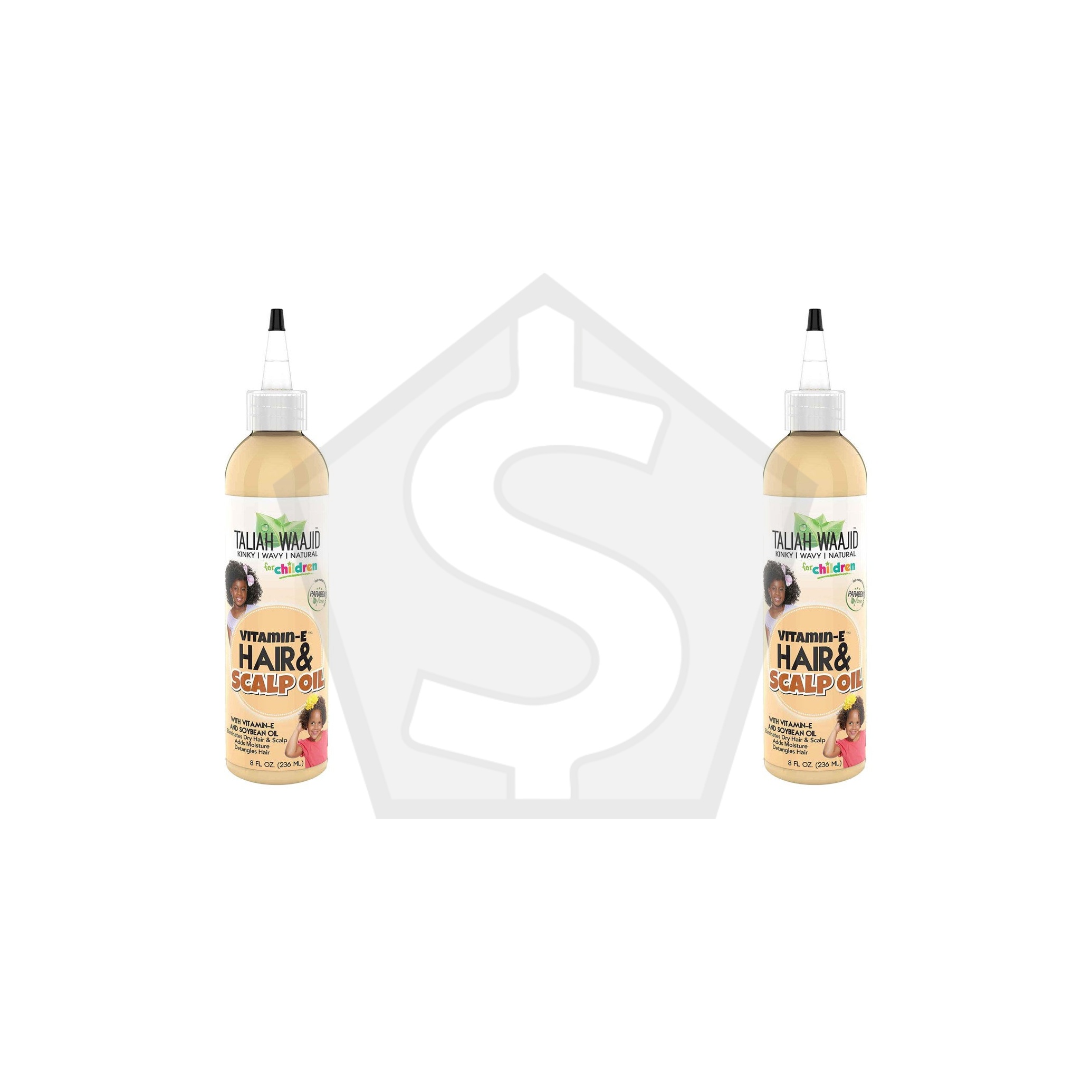 TALIAH WAAJID Children Kinky Wavy Natural Vitamin-E Hair & Scalp Oil (8oz) - Pack of 2