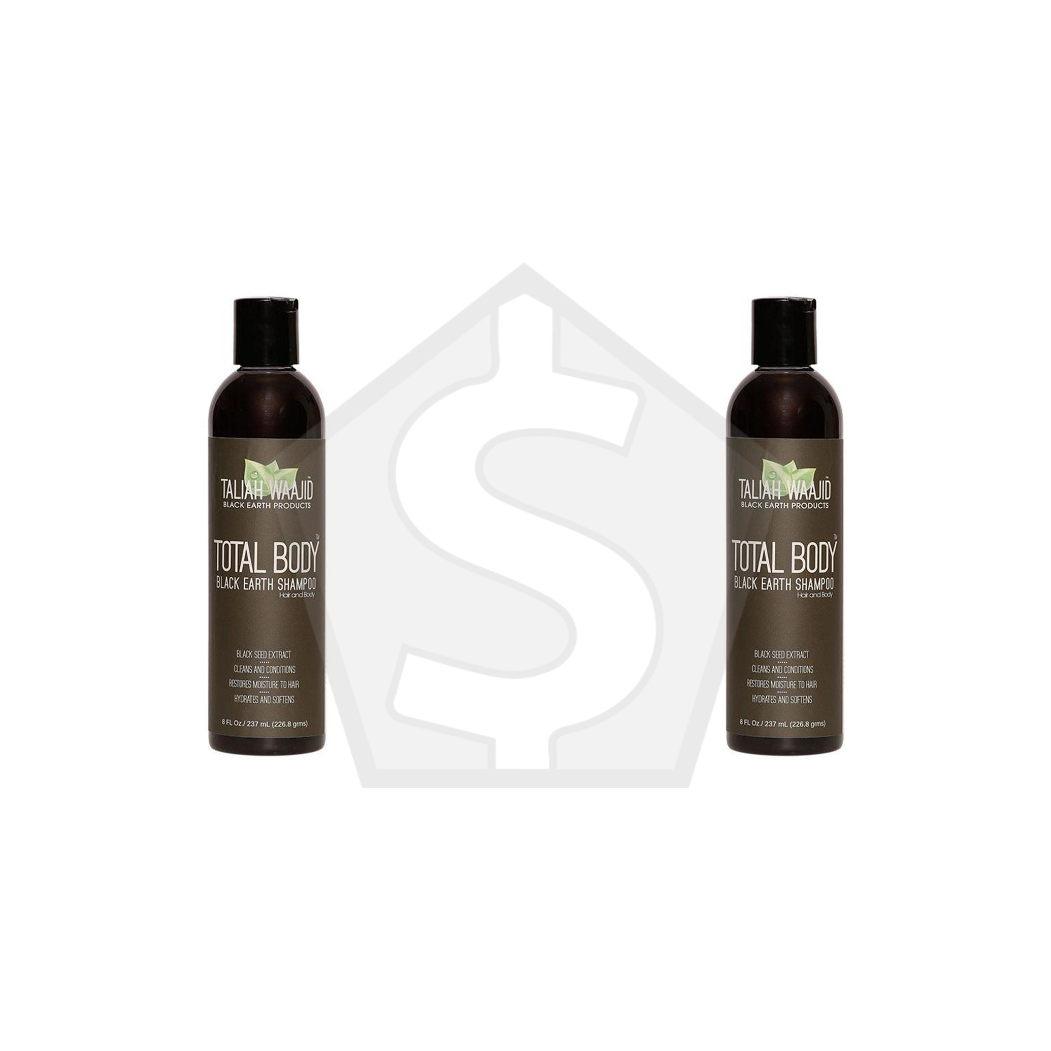 TALIAH WAAJID Total Body Black Earth Shampoo (8oz) - Pack of 2