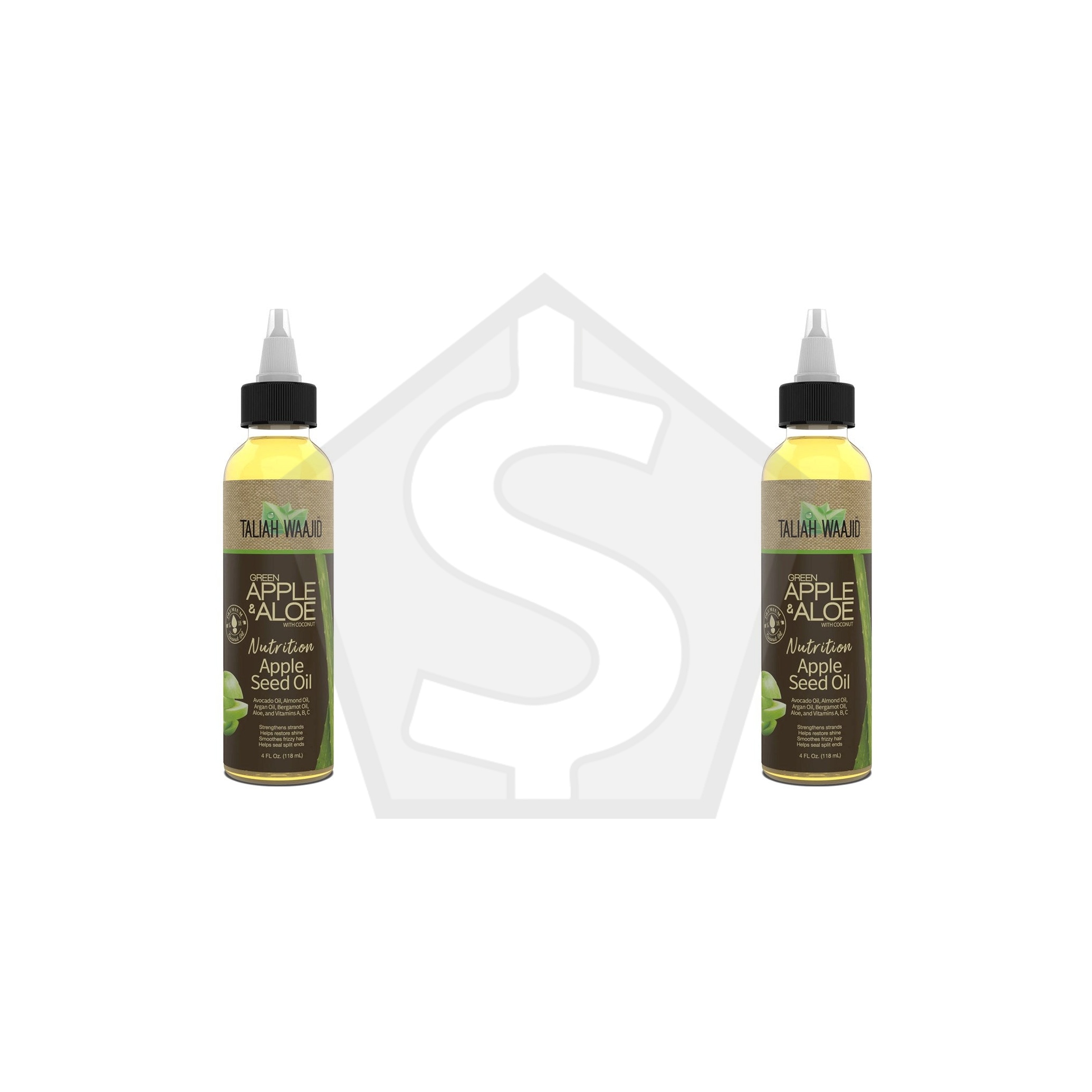 TALIAH WAAJID Green Apple & Aloe Nutrition Apple Seed Oil (4oz) - Pack of 2