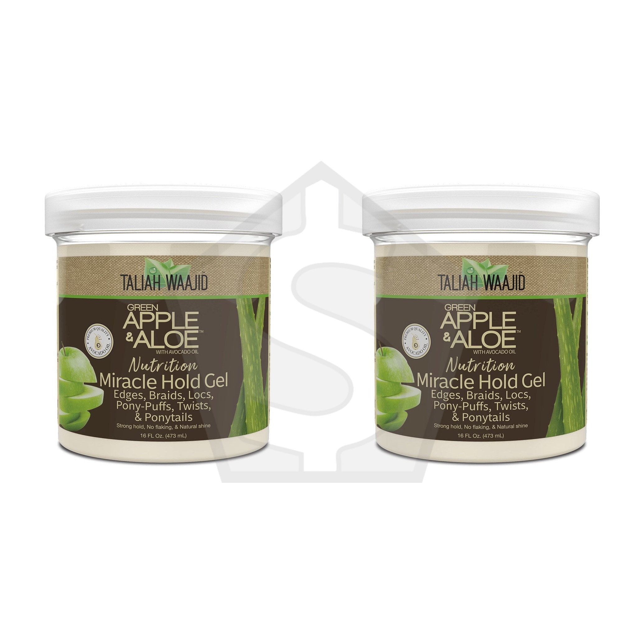TALIAH WAAJID Green Apple & Aloe Nutrition Miracle Hold Gel (16oz) - Pack of 2