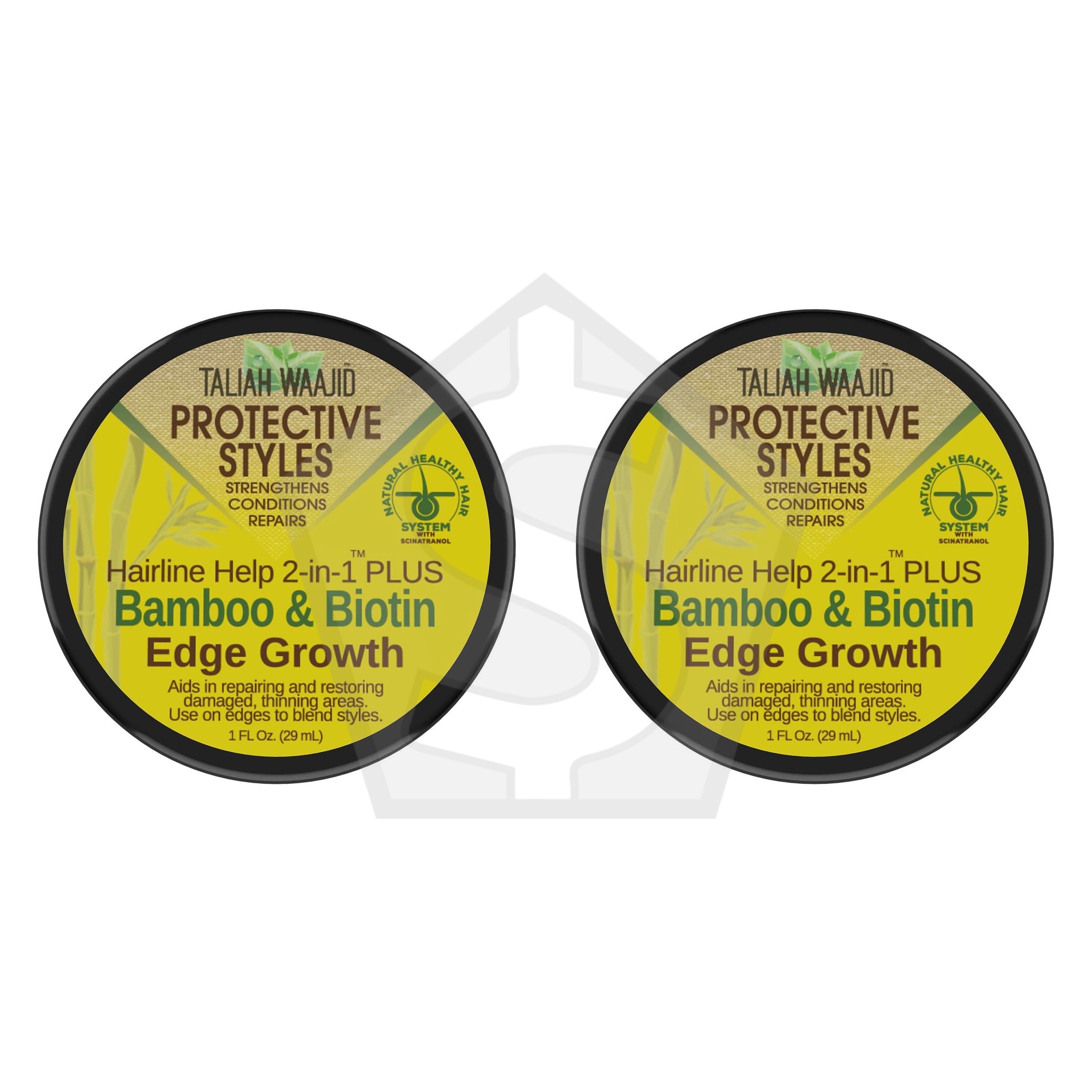 TALIAH WAAJID Protective Styles Bamboo & Biotin Edge Growth (1oz) - Pack of 2