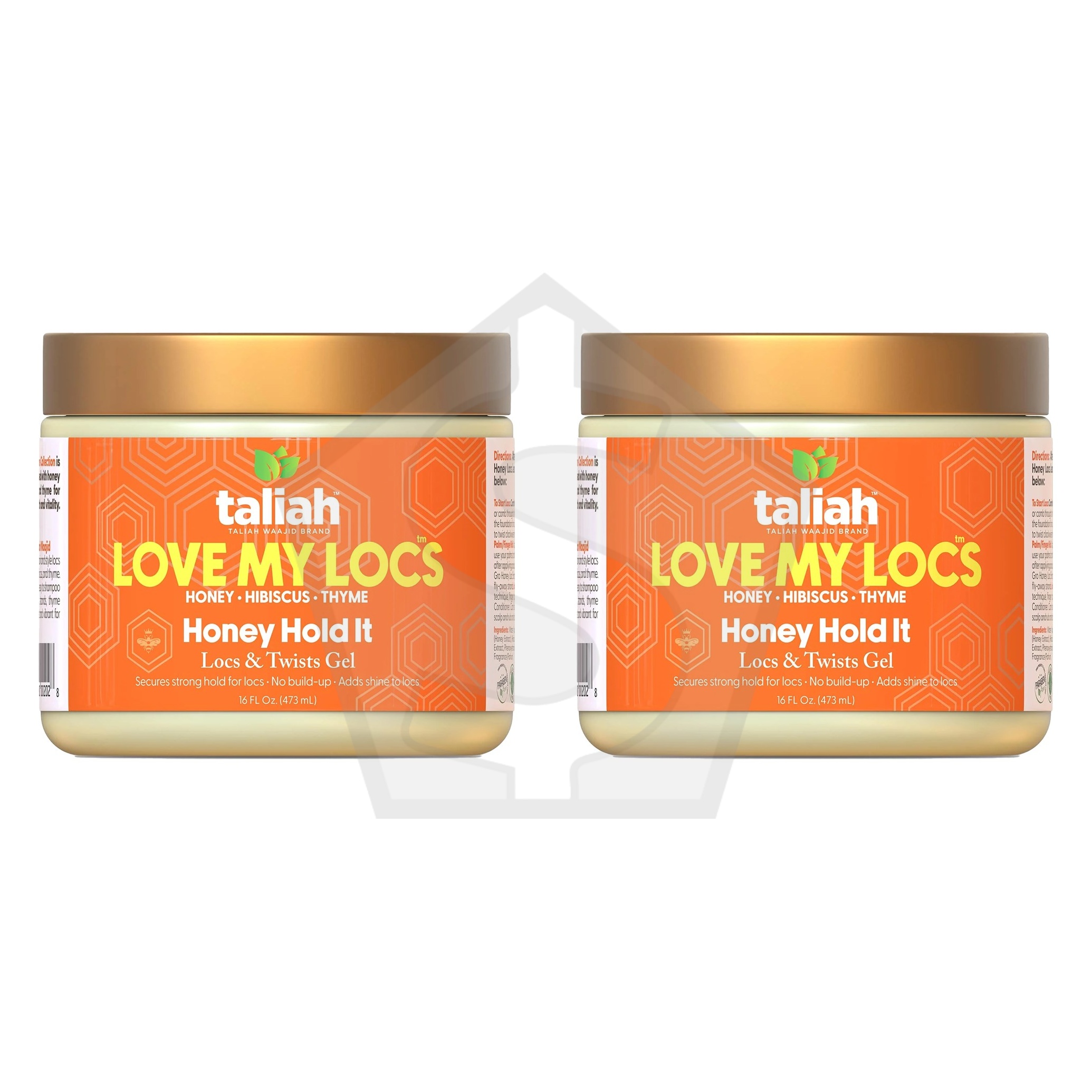 TALIAH WAAJID Love My Locs Honey Hold It Locs & Twists Gel (16oz) - Pack of 2