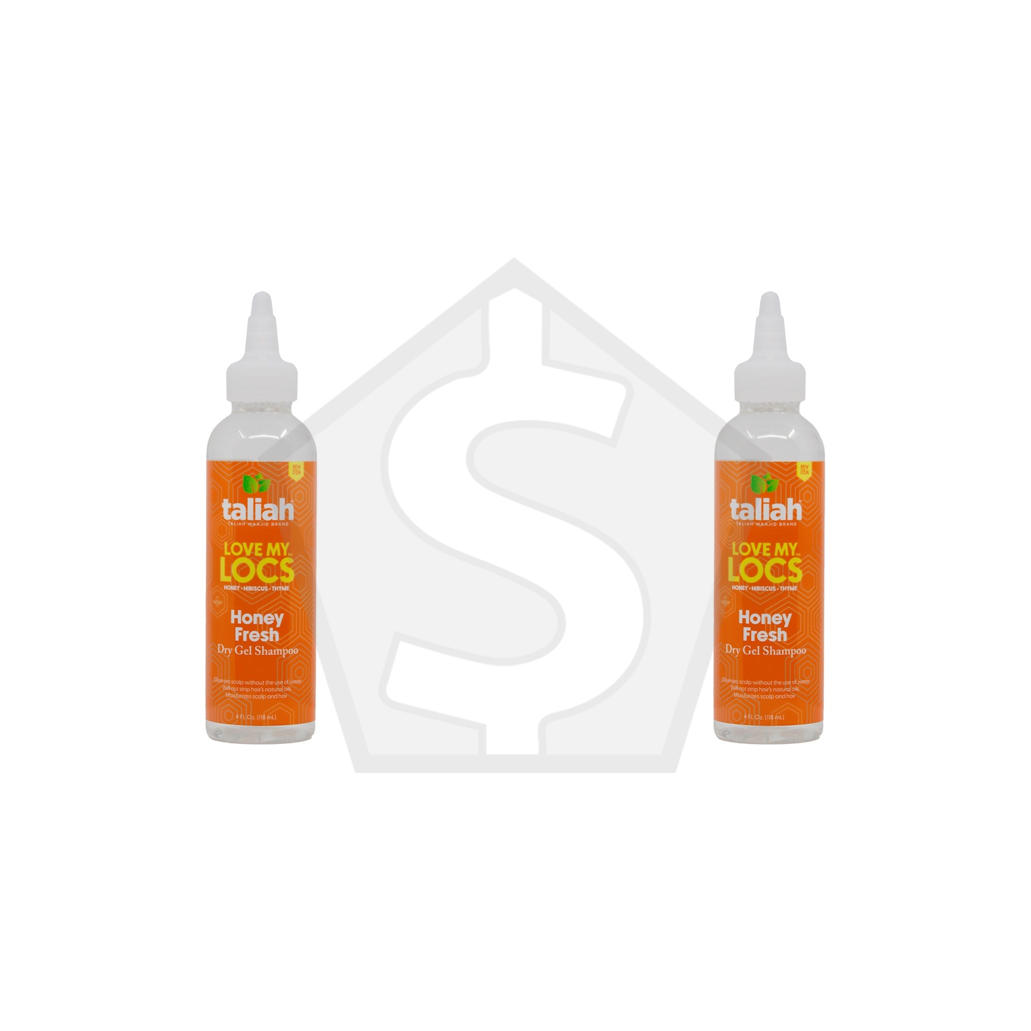 TALIAH WAAJID Love My Locs Honey Fresh Dry Gel Shampoo (4oz) - Pack of 2