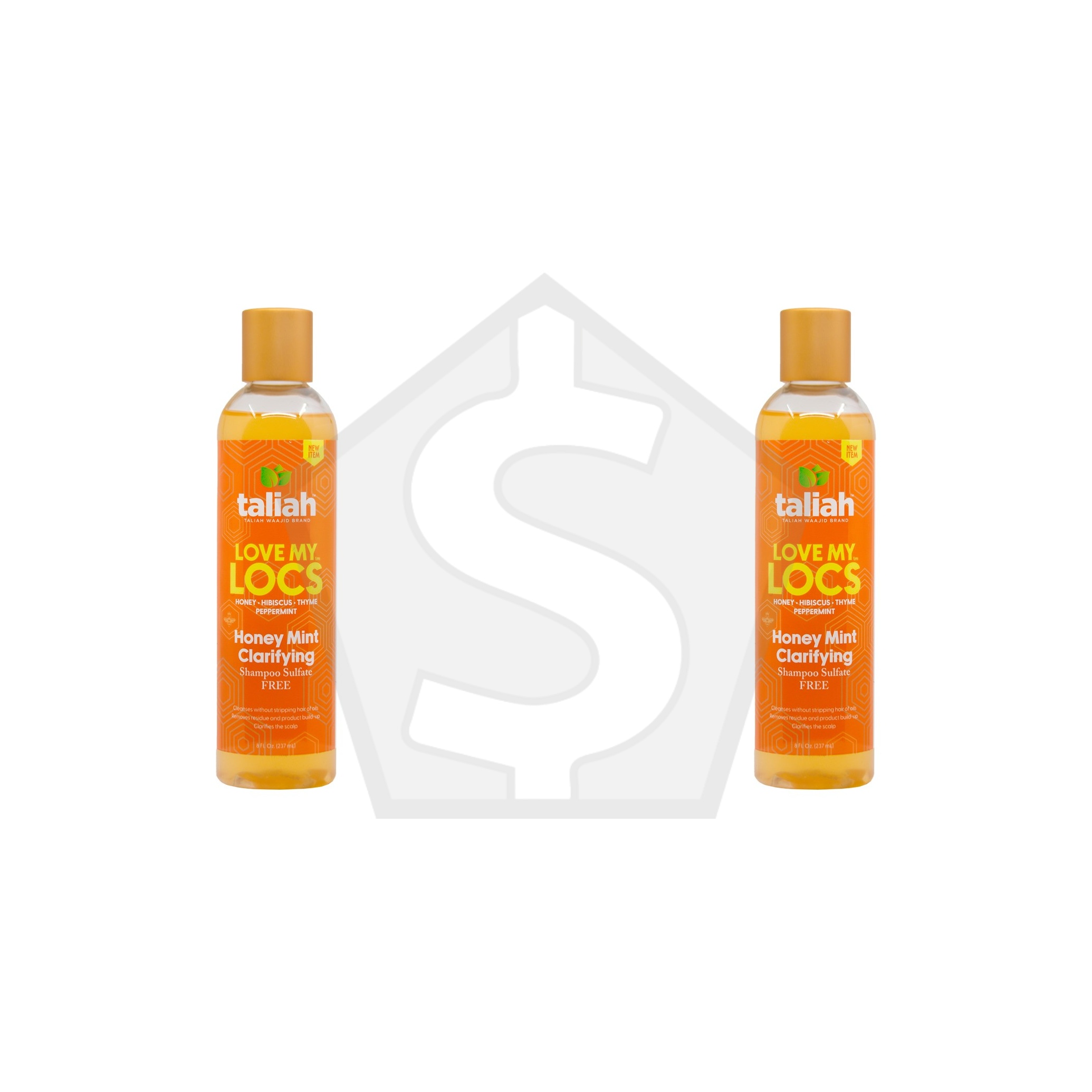 TALIAH WAAJID Love My Locs Honey Mint Clarifying Shampoo (8oz) - Pack of 2