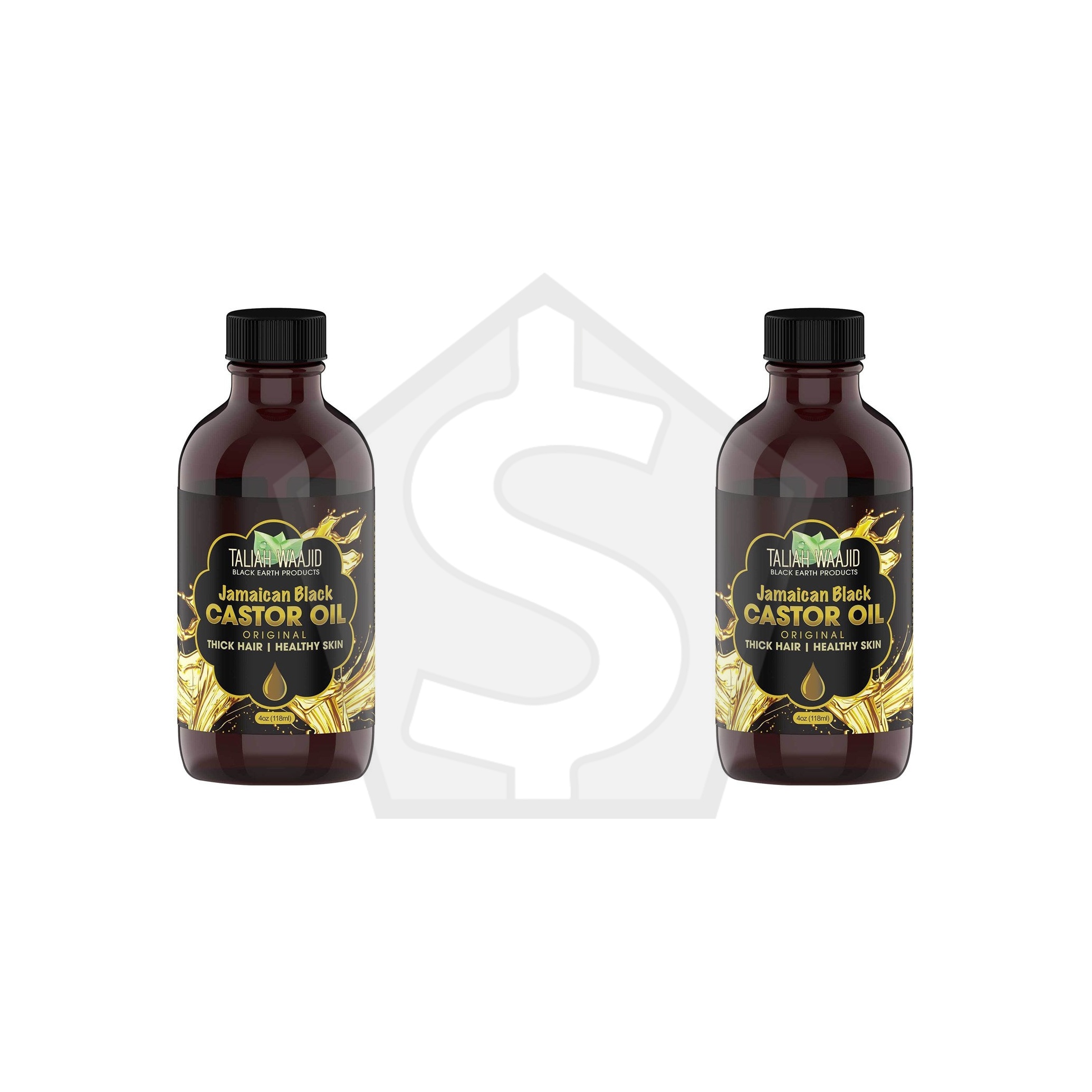 TALIAH WAAJID Jamaican Black Castor Oil [Original] (4oz) - Pack of 2