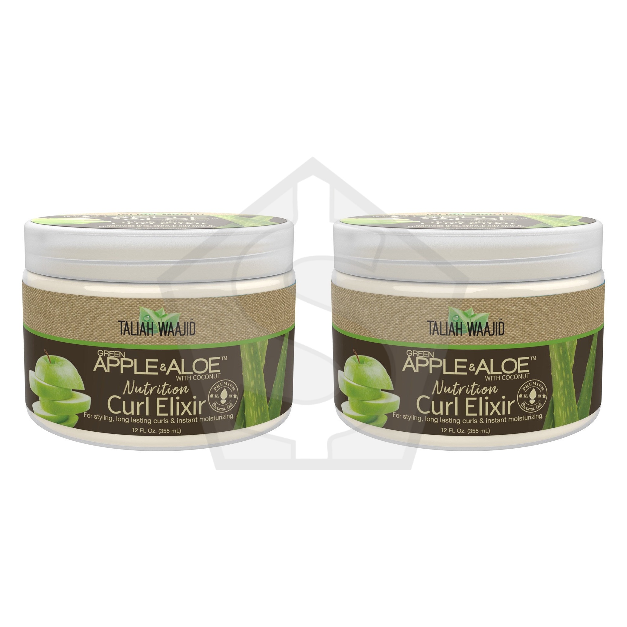 TALIAH WAAJID Green Apple & Aloe Nutrition Curl Elixir (12oz) - Pack of 2
