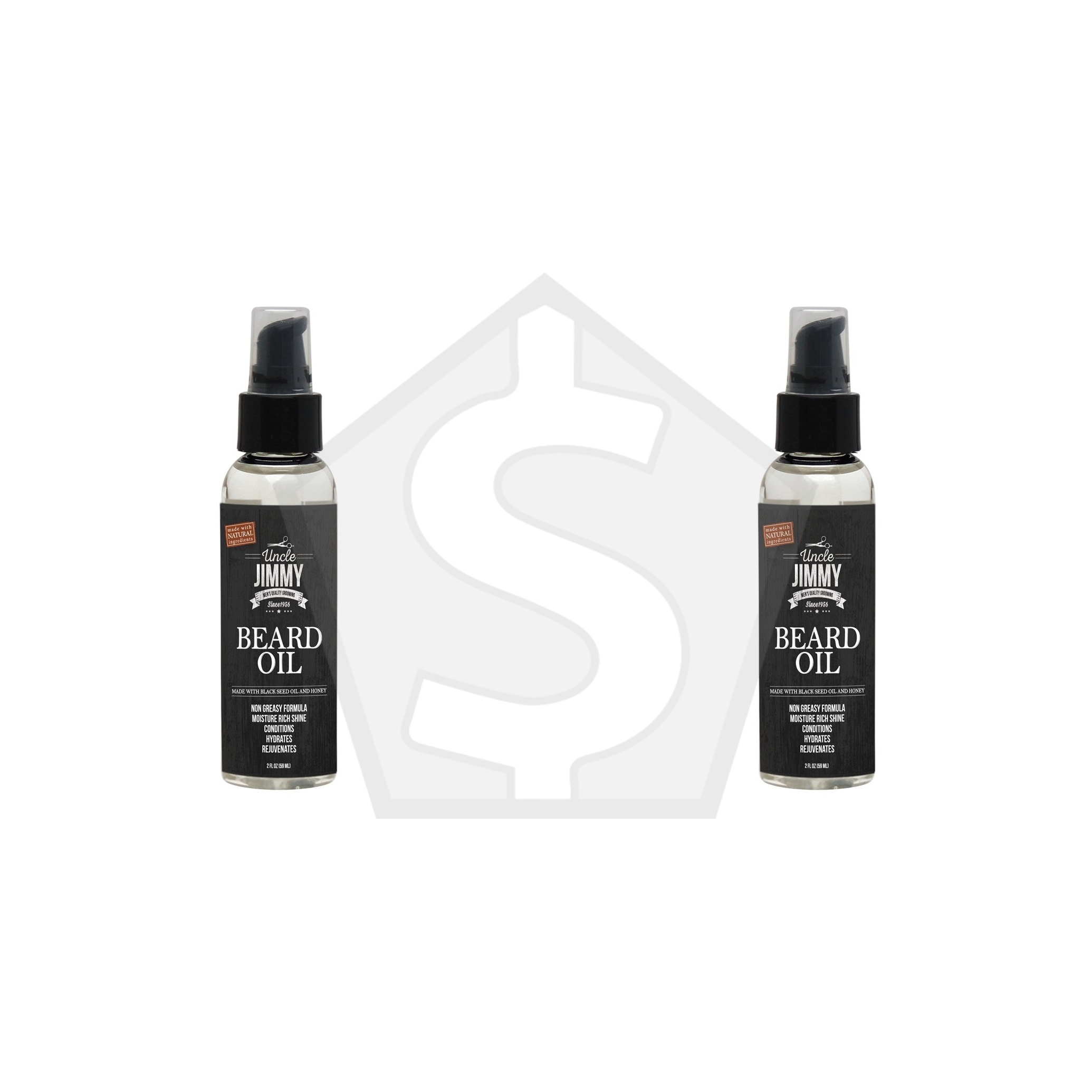UNCLE JIMMY Beard Oil (2oz) - Pack of 2