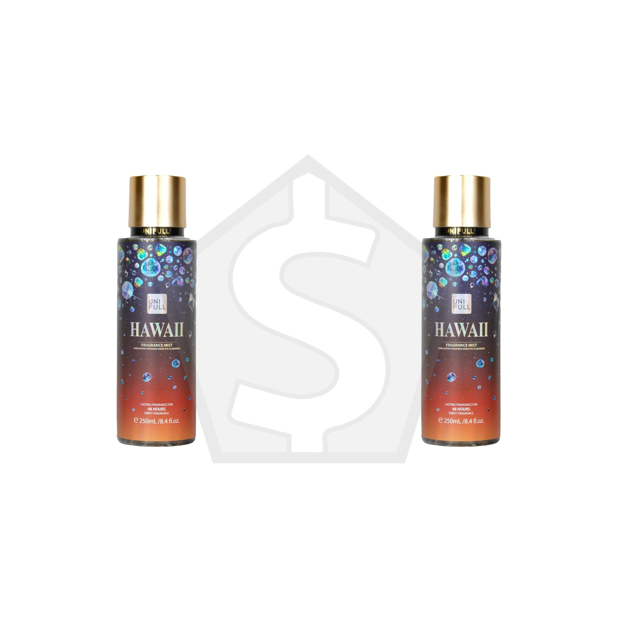 UNI FULL Fragrance Mist (250ml / 8.4oz) - Hawaii - Pack of 2