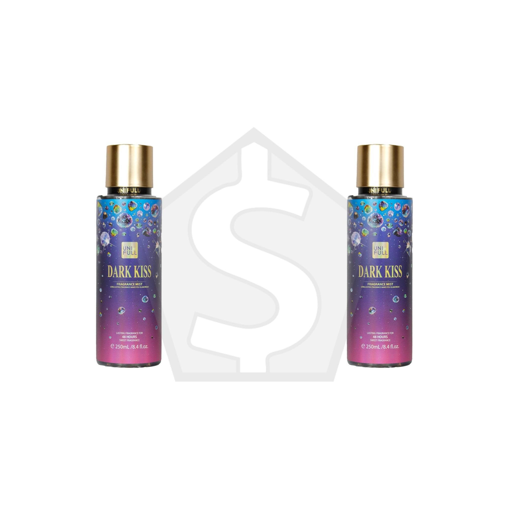 UNI FULL Fragrance Mist (250ml / 8.4oz) - Dark Kiss - Pack of 2