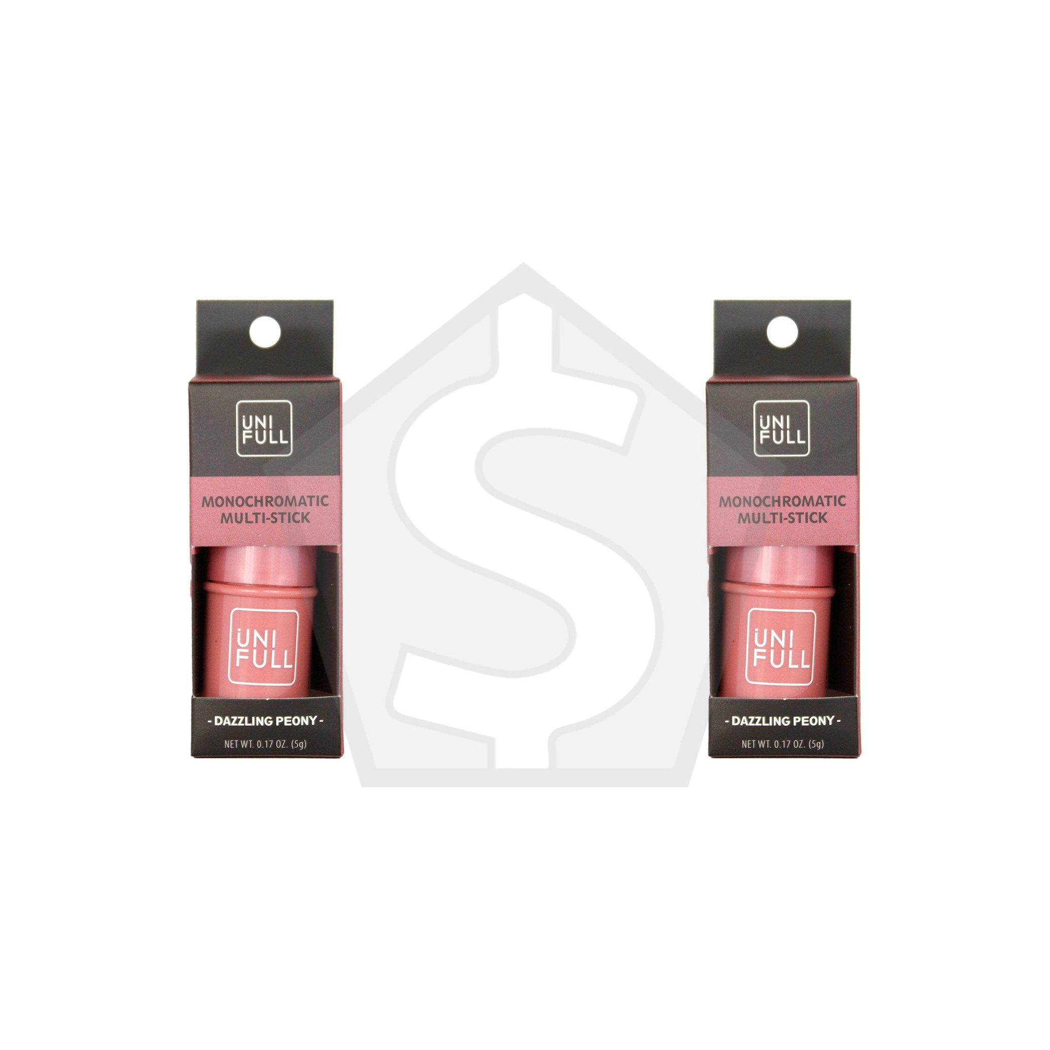 UNI FULL Monochromatic Multi Stick (5g) - Dazzling Peony - Pack of 2