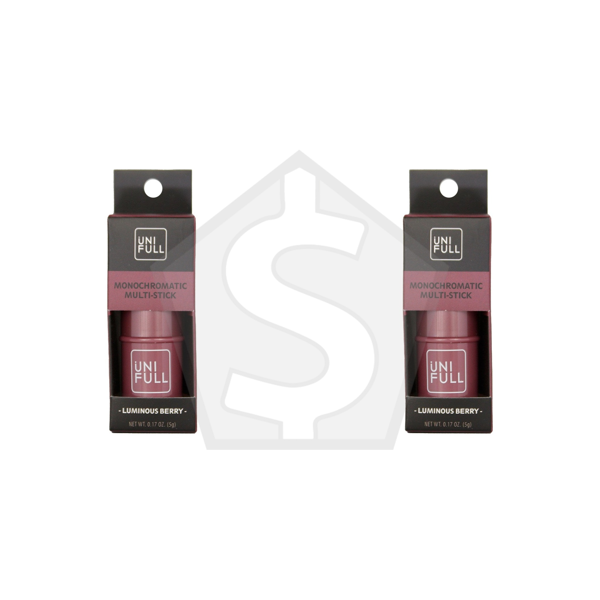 UNI FULL Monochromatic Multi Stick (5g) - Luminous Berry - Pack of 2