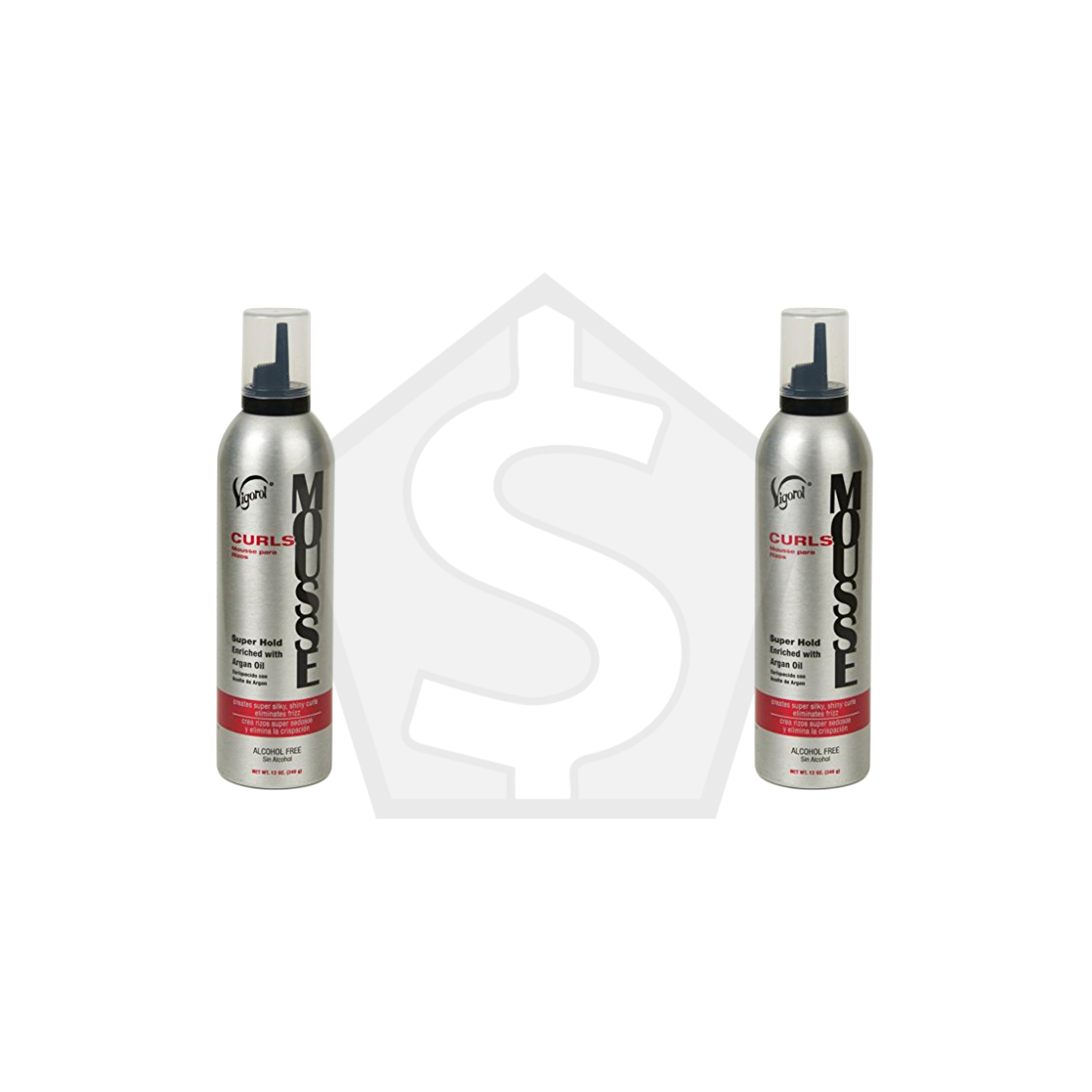 VIGOROL Curls Mousse (12oz) - Pack of 2