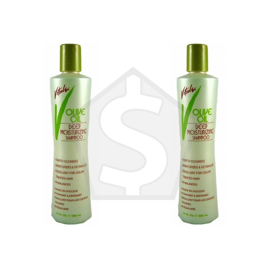 VITALE Olive Oil Deep Moisturizing Shampoo (12oz) - Pack of 2