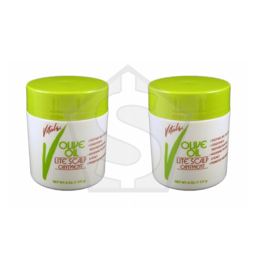 VITALE Olive Oil Lite Scalp Ointment (7oz) - Pack of 2