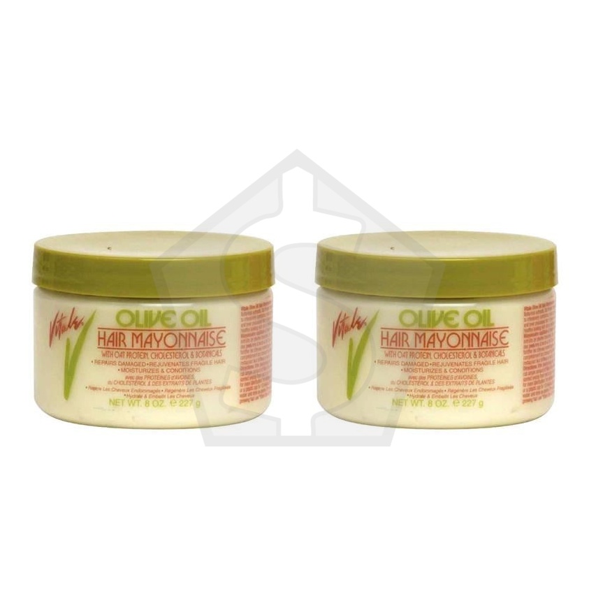 VITALE Olive Oil Hair Mayonnaize (8oz) - Pack of 2