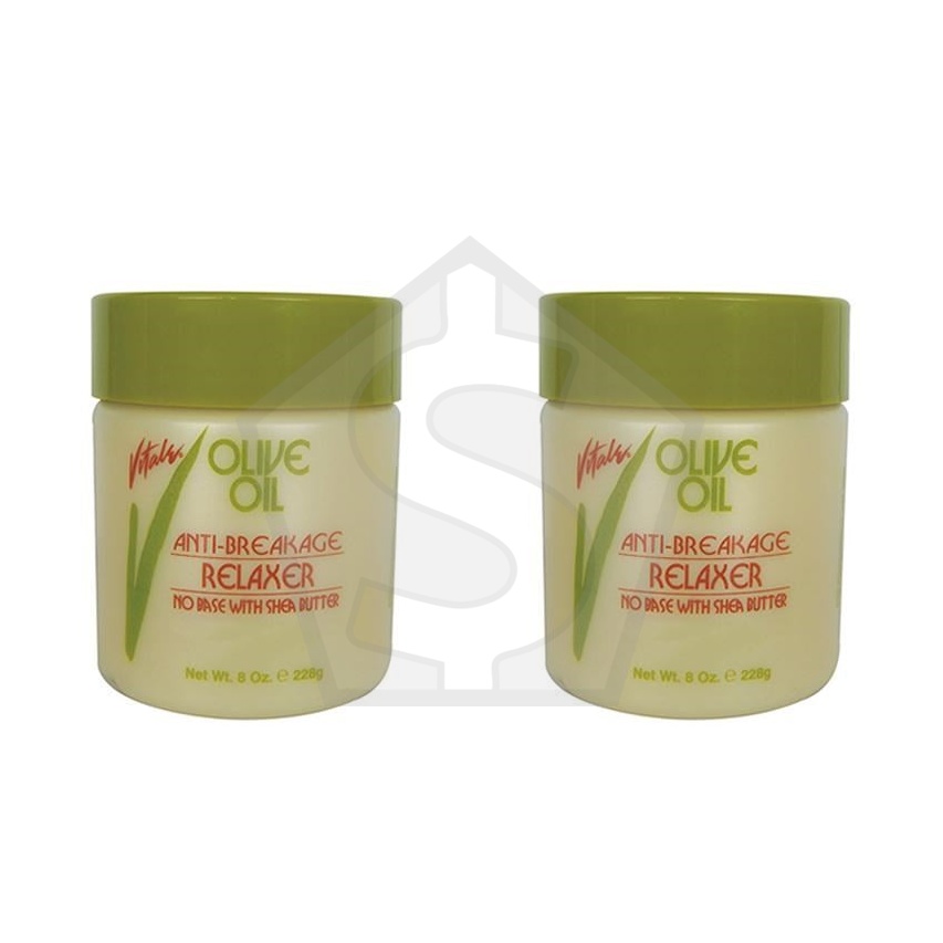 VITALE Olive Oil No Base Relaxer [Reg] (8oz) - Pack of 2