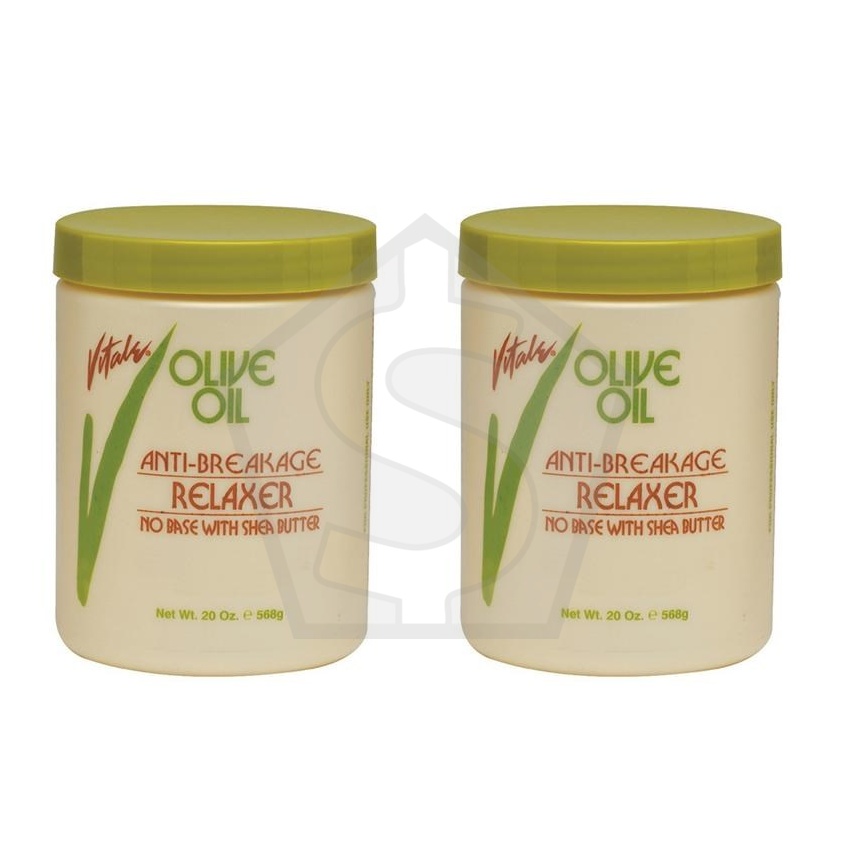 VITALE Olive Oil No Base Relaxer [Reg] (20oz) - Pack of 2