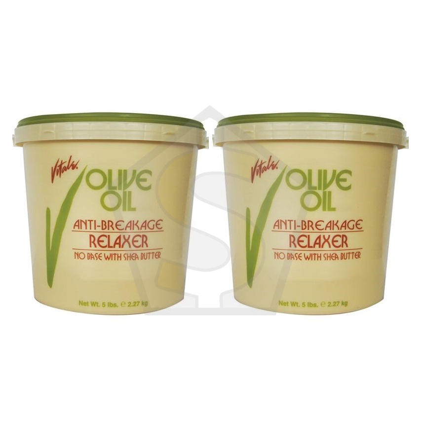 VITALE Olive Oil No Base Relaxer [Reg] (4lb) - Pack of 2
