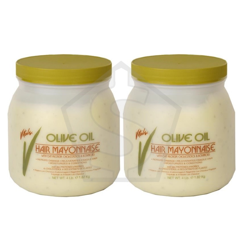 VITALE Olive Oil Hair Mayonnaize (4lb) - Pack of 2