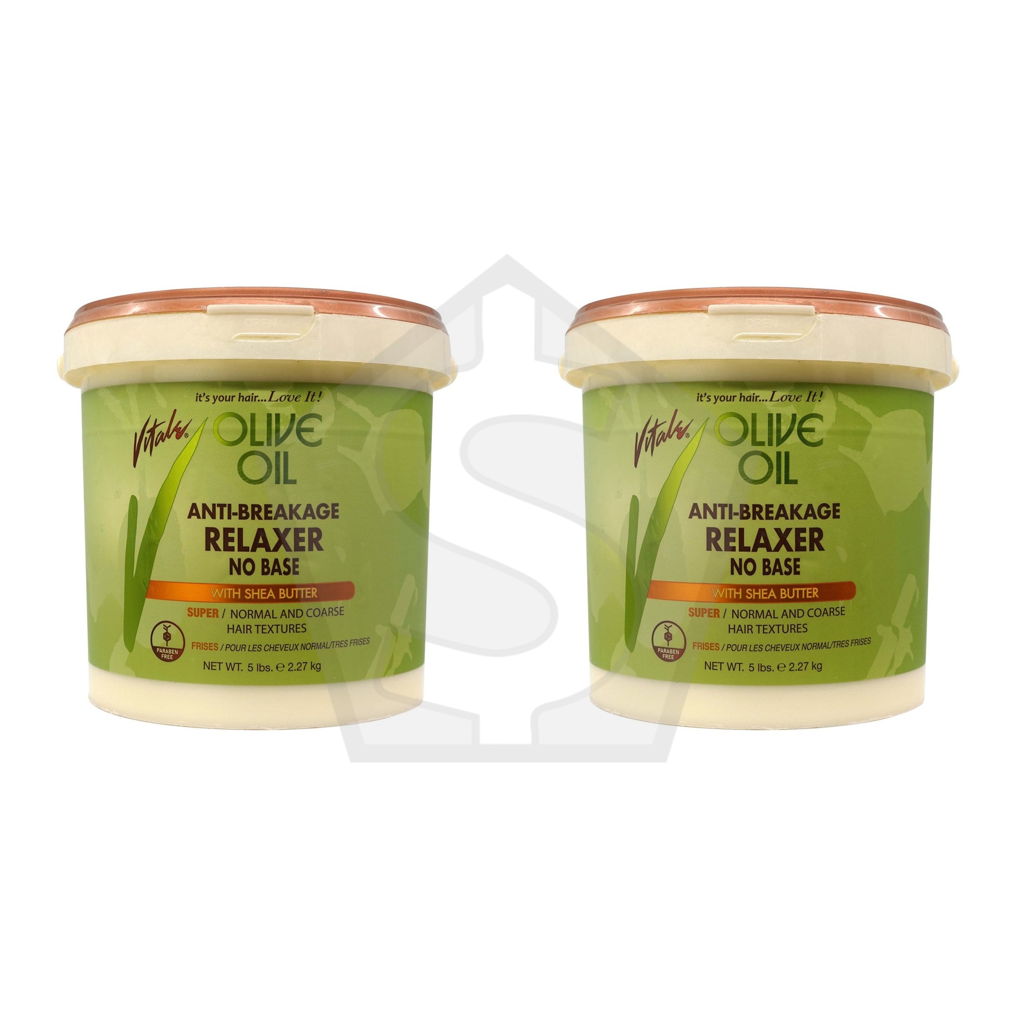 VITALE Olive Oil No Base Relaxer [Sup] (4lb) - Pack of 2