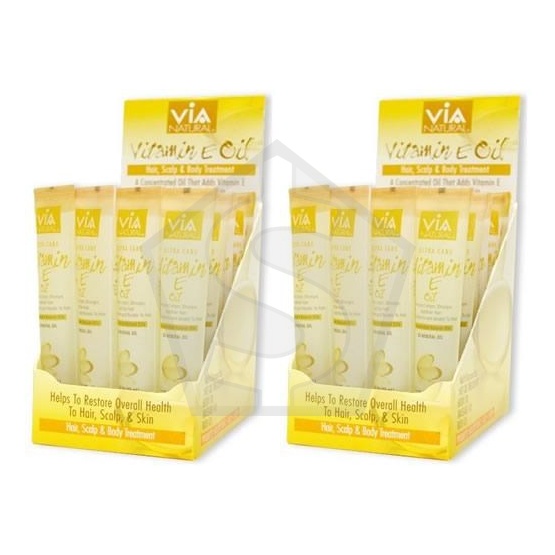 VIA NATURAL Vitamin E Oil Treatment Tube (1.5oz) - Pack of 2