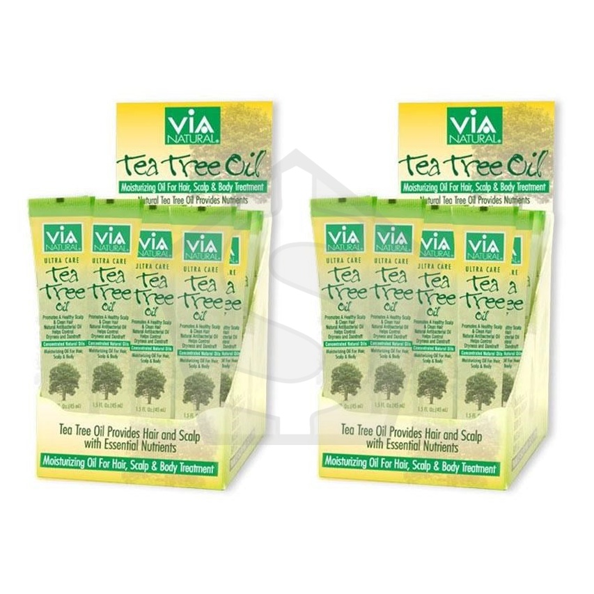VIA NATURAL Tea Tree Oil Treatment Tube (1.5oz) - Pack of 2