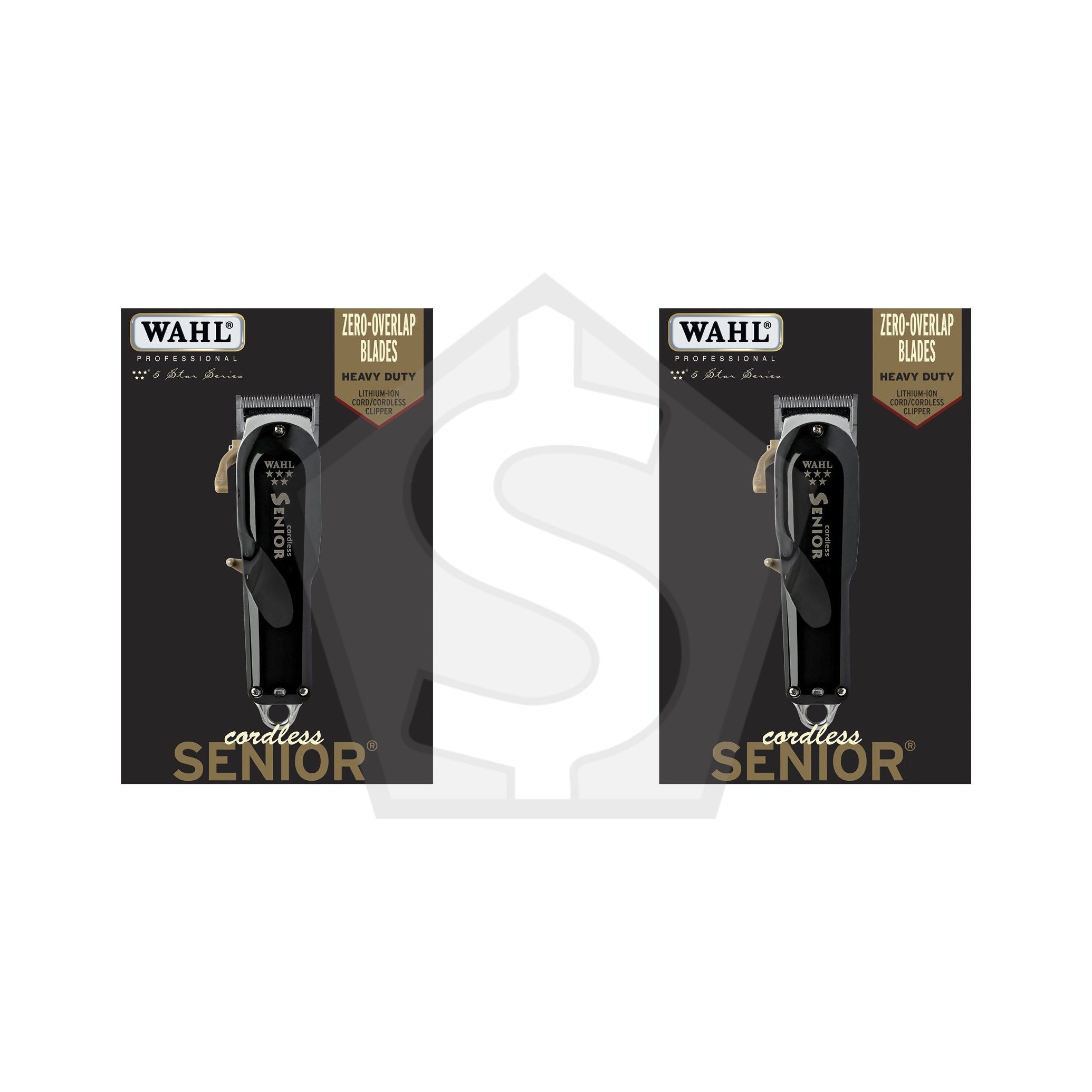 Bundle of 2 - WAHL 5 Star Lithium Cordless Senior Clipper - Original