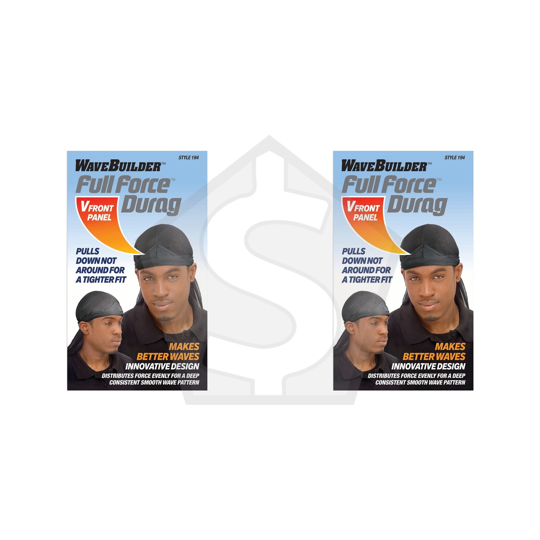WAVEBUILDER Full Force Durag - Pack of 2